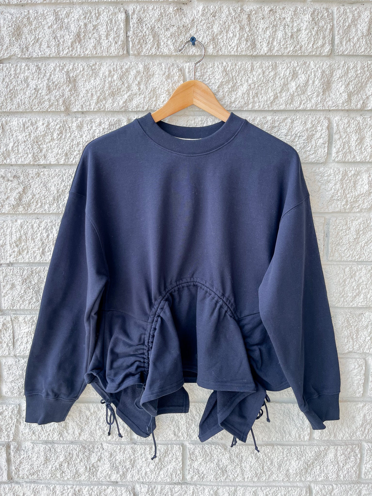 Athena Solid Long Sleeve Sweatshirt