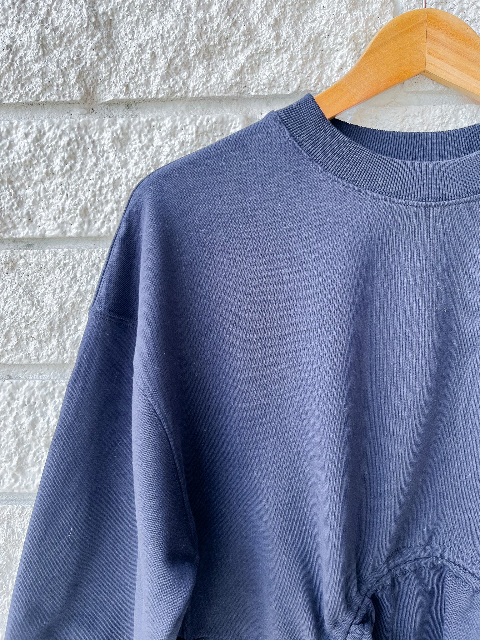 Athena Solid Long Sleeve Sweatshirt