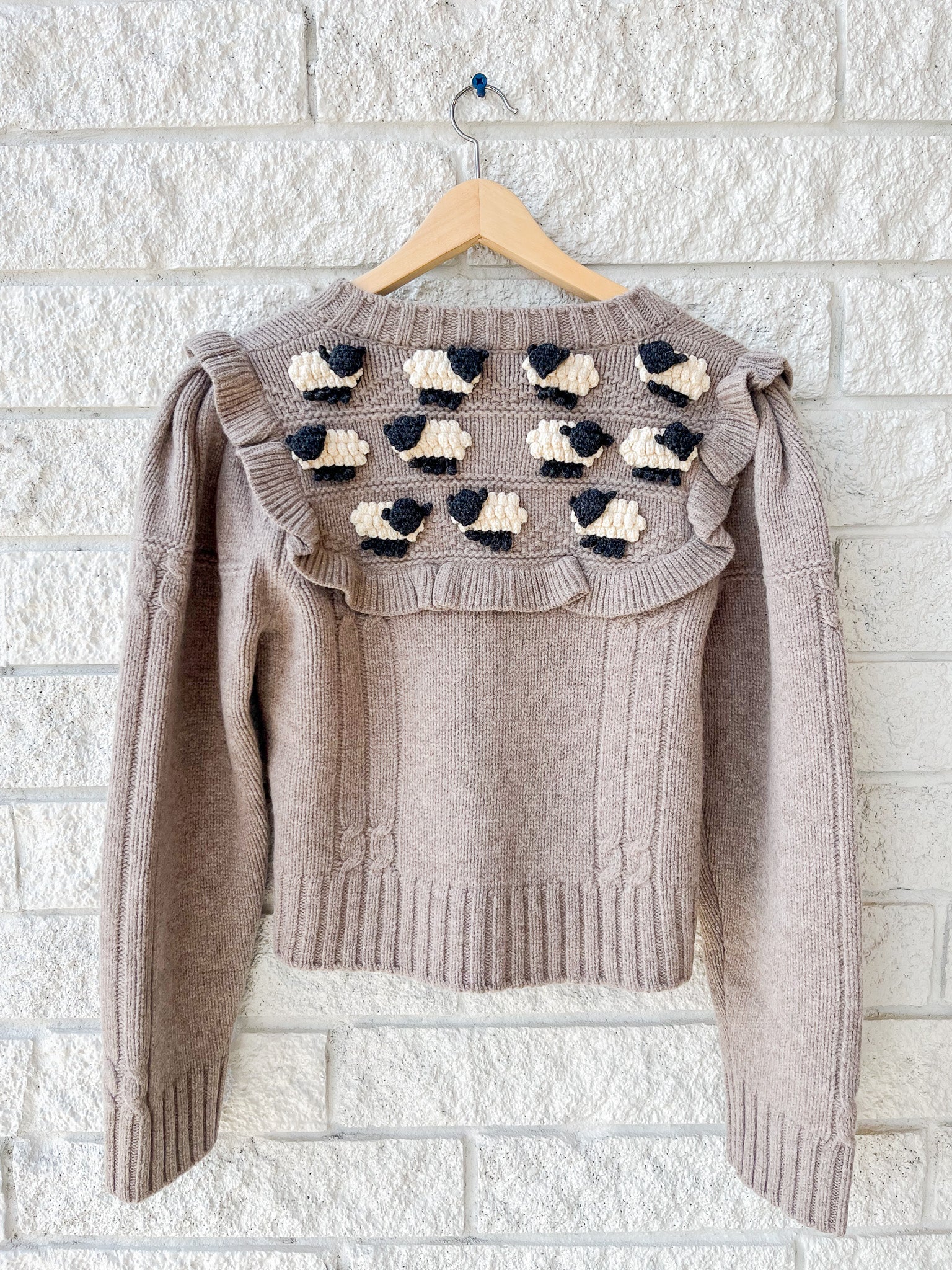 Benny Sheep Crochet Cardigan