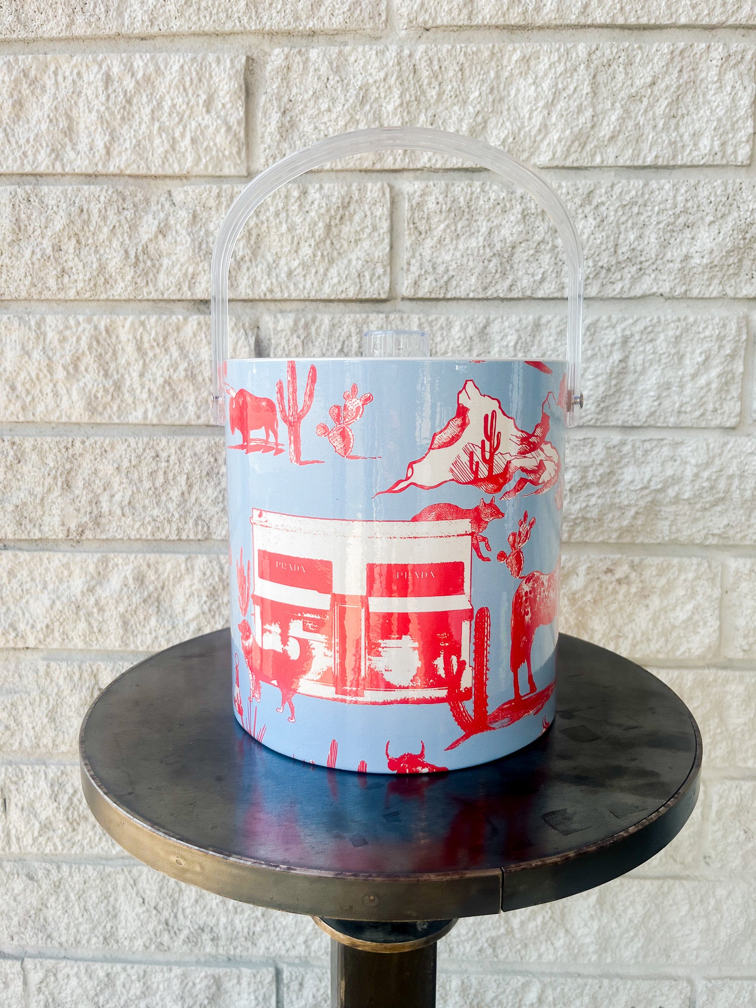 Marfa Toile Ice Bucket