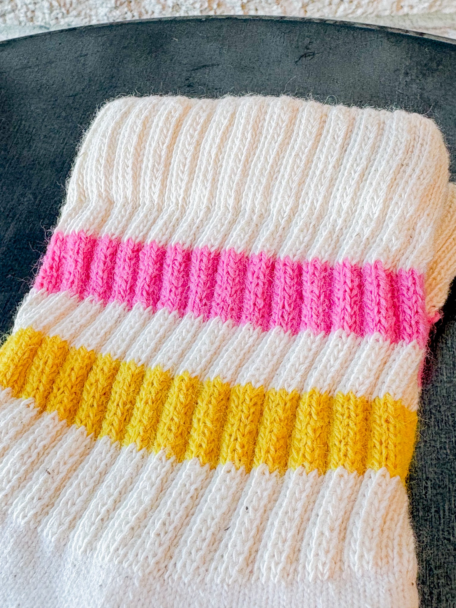 The Retro Stripe Quarter Crew Sock