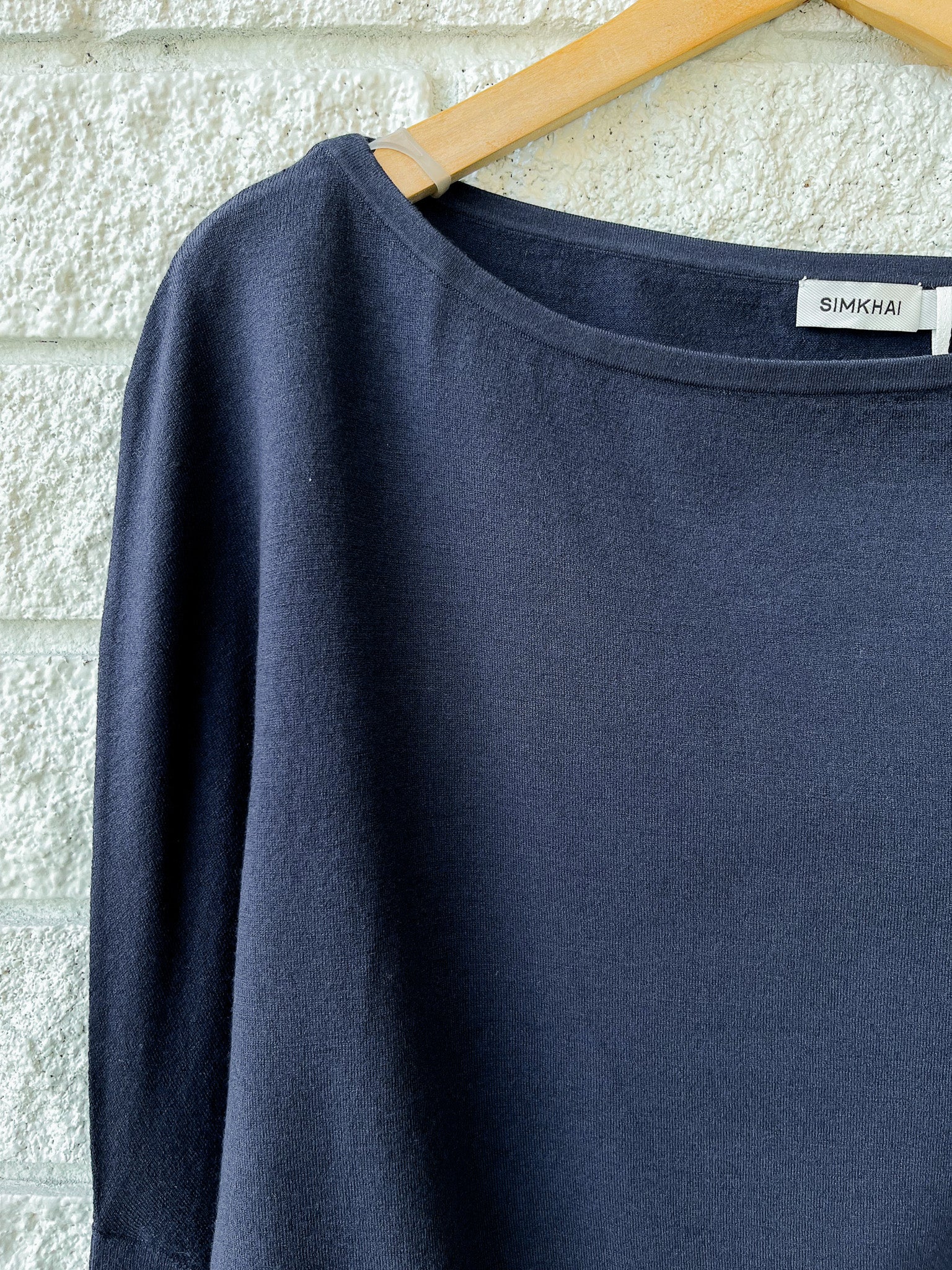 Lavina Draped Off Shoulder Sweater