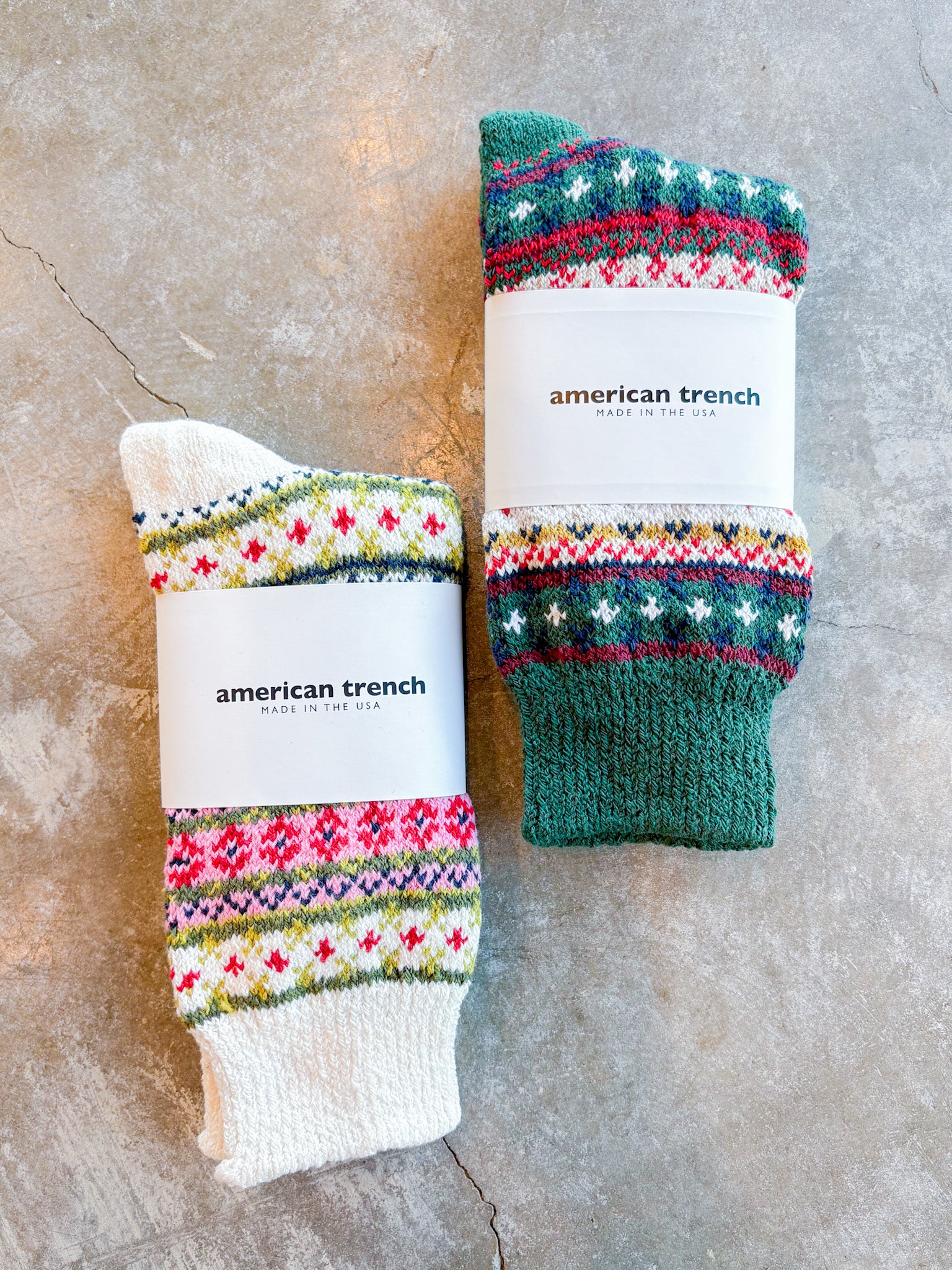 Women's Cotton Fair Isle Sock