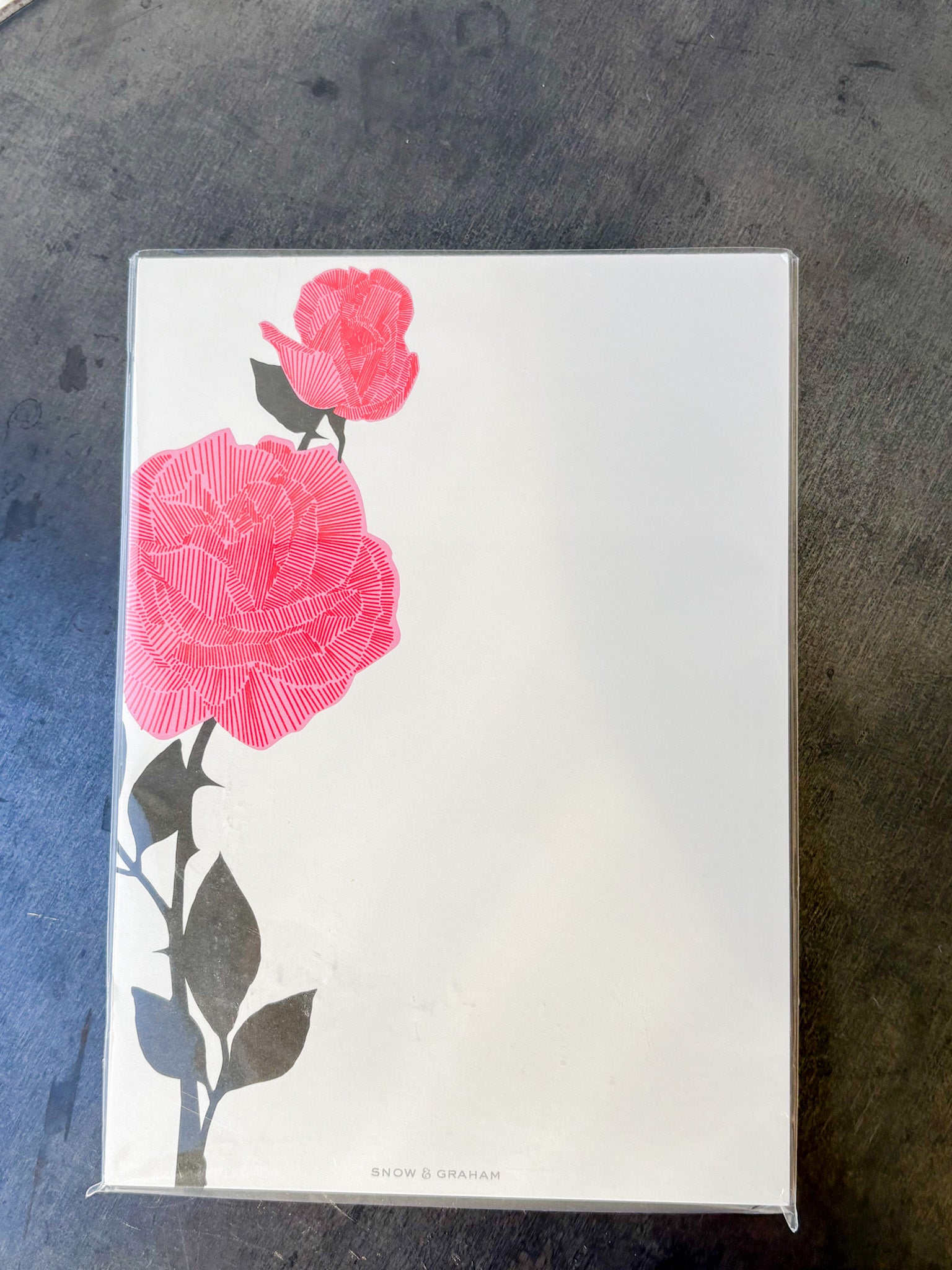 Rose Notepad