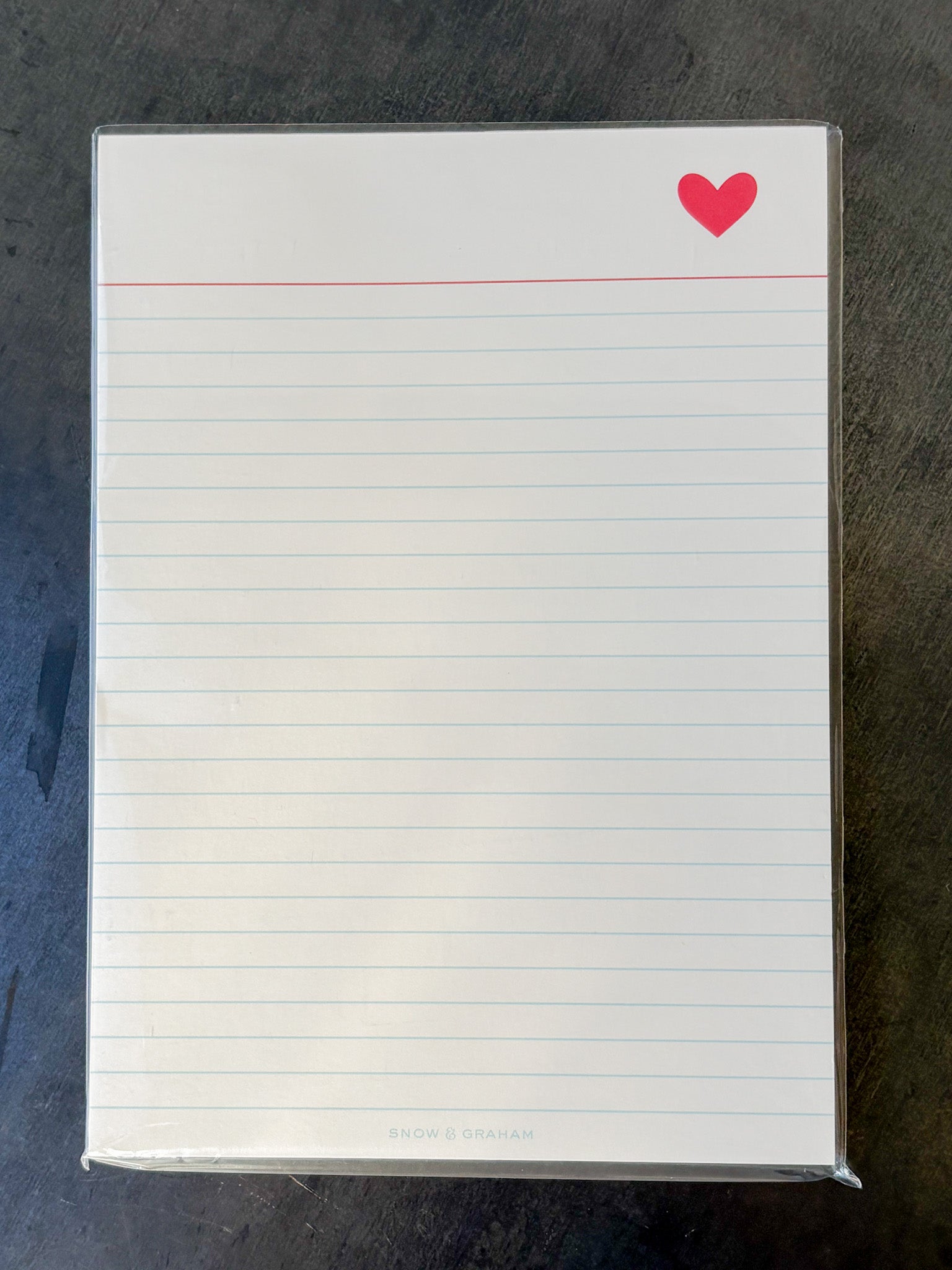 Heart notepad