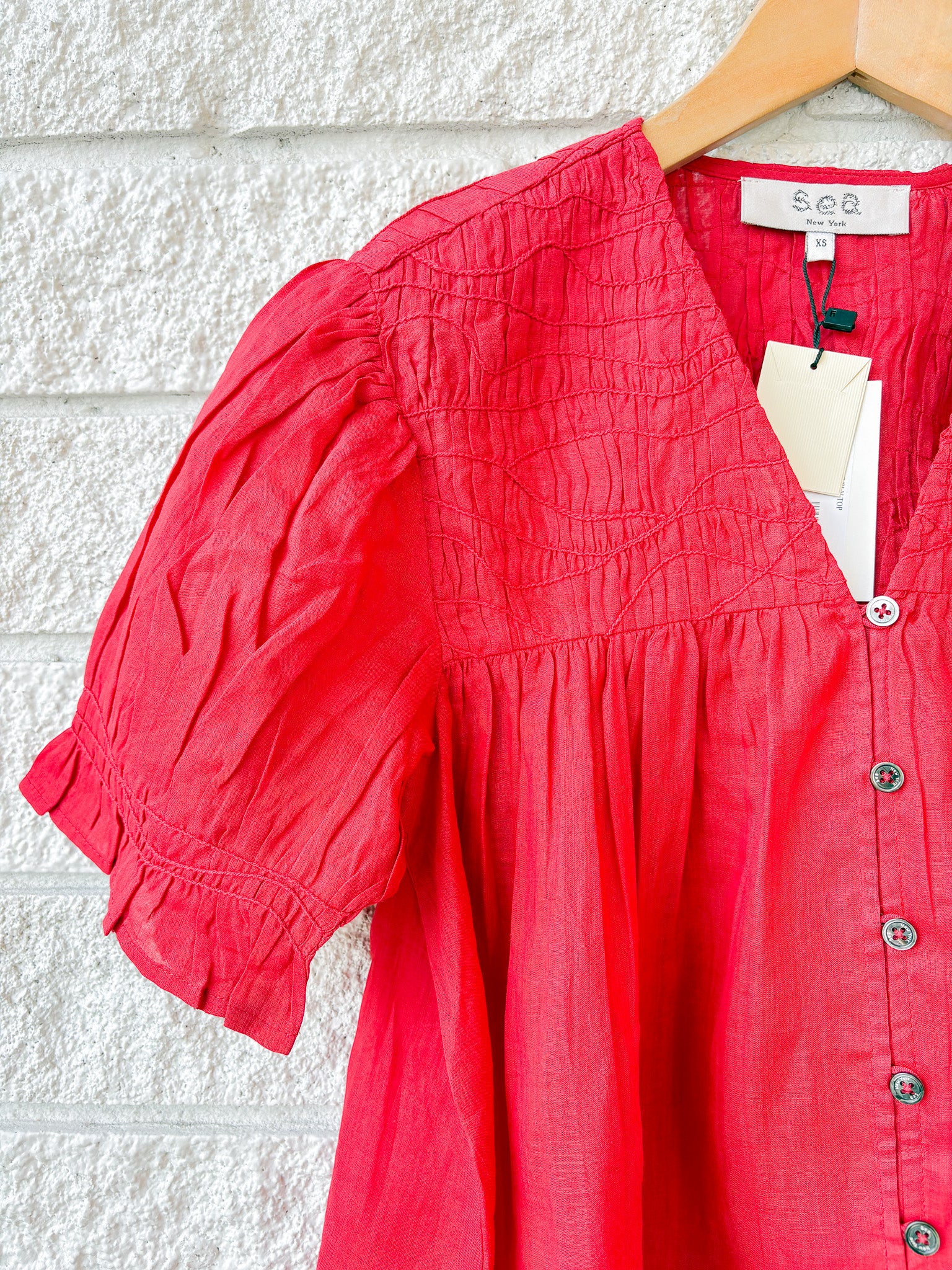 Imogen Solid S/SLV Top