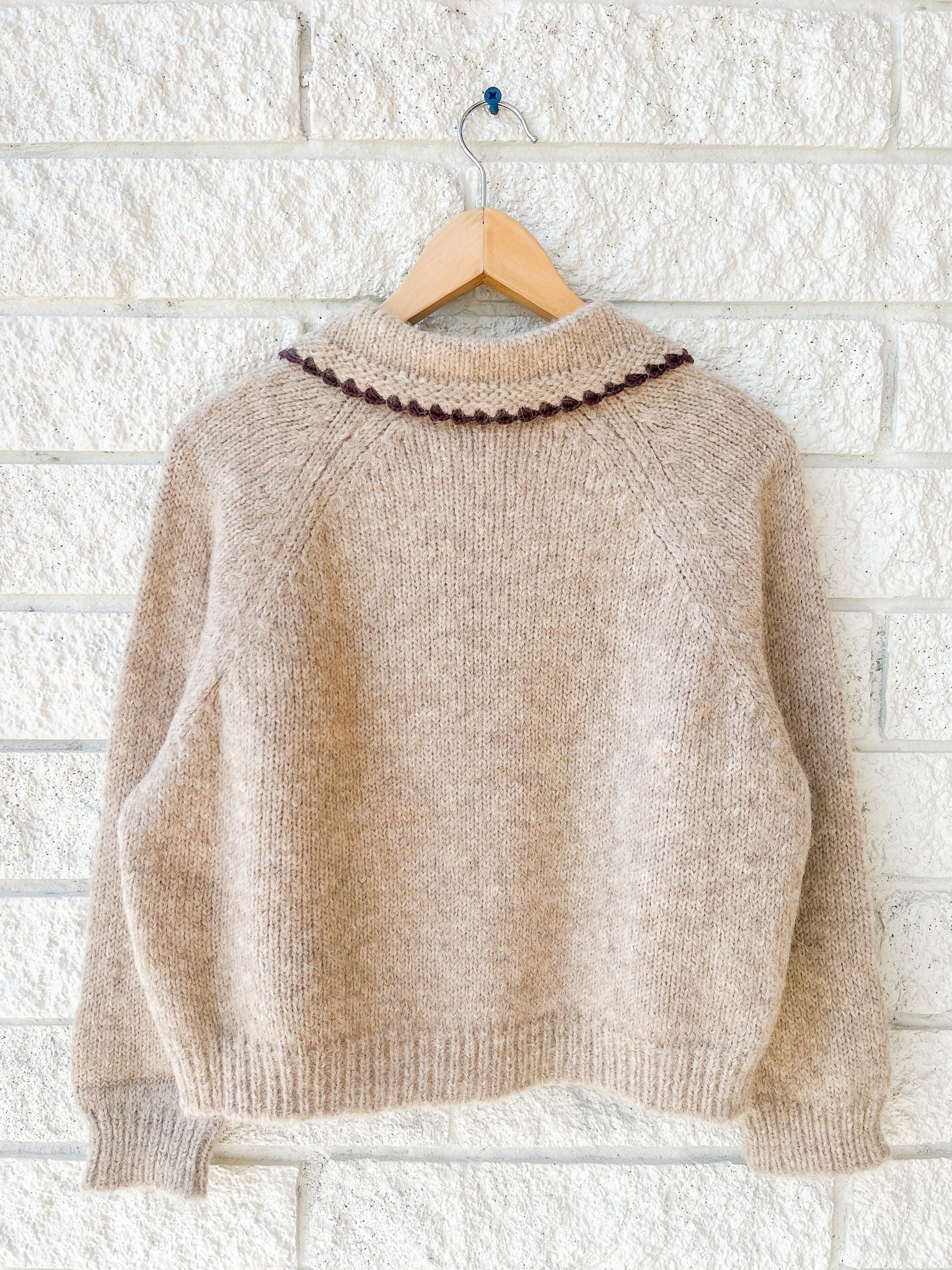 The Crochet Collar Pullover