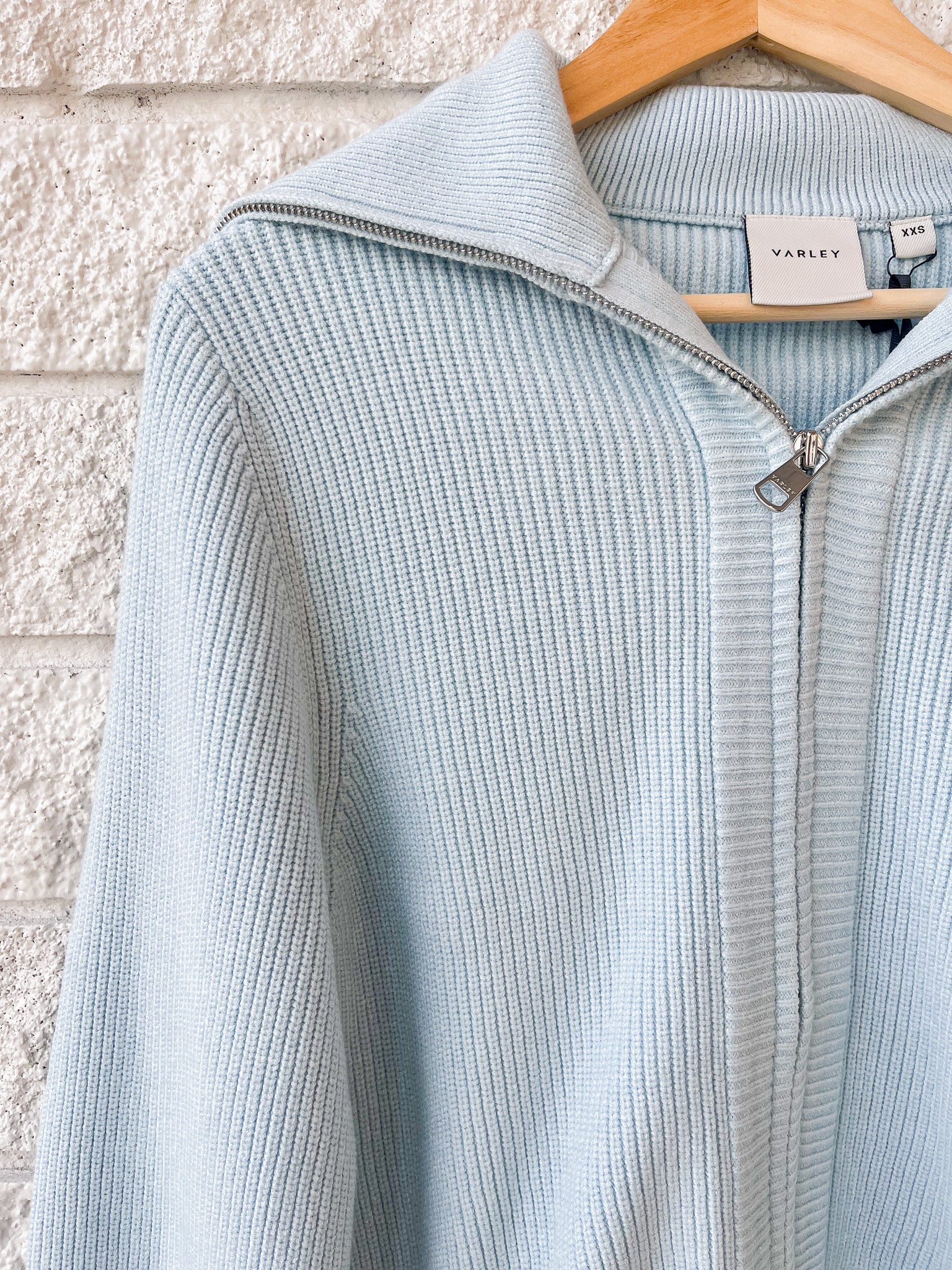 Enrico Knit Jacket - Winter Blue