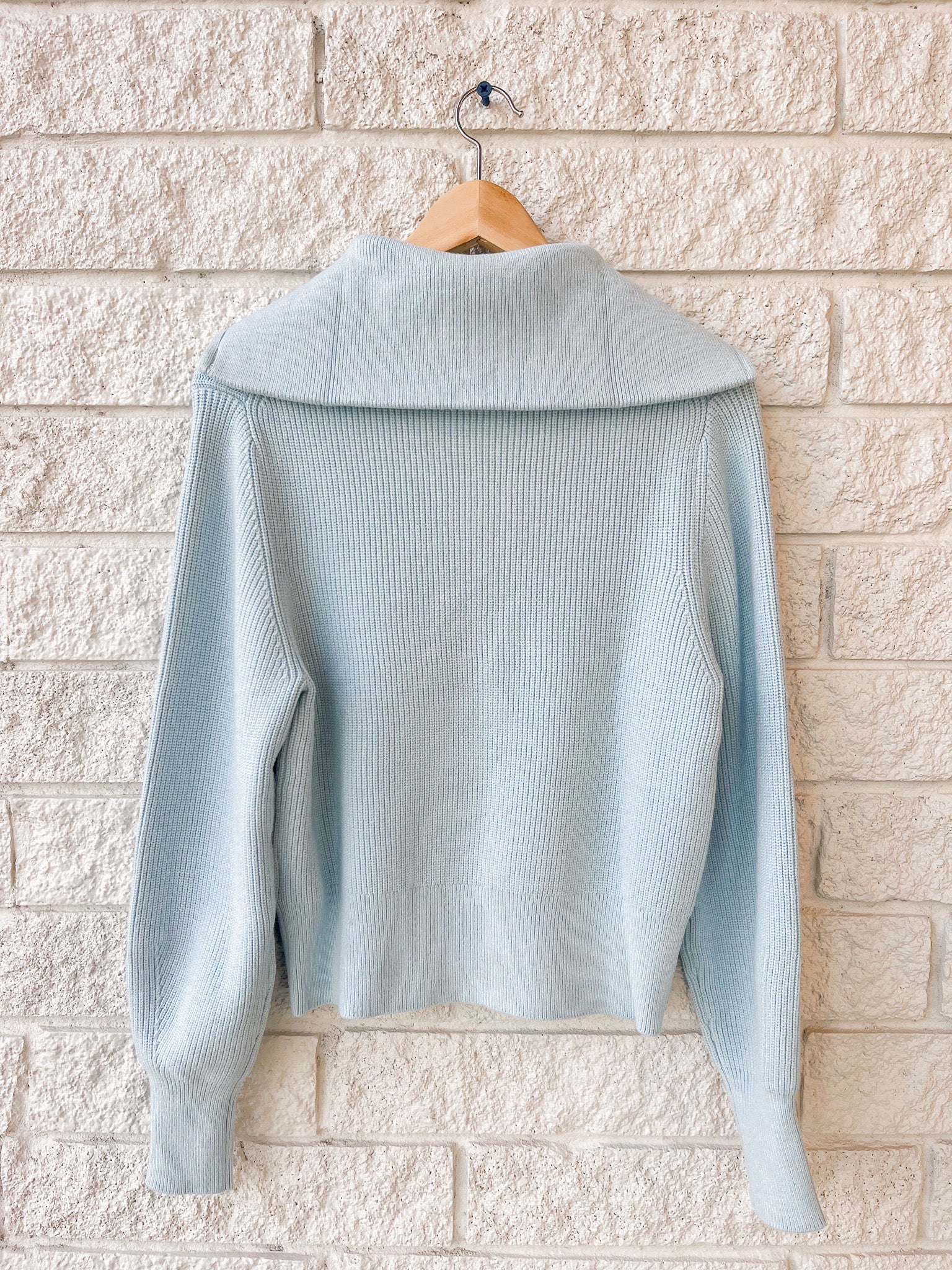 Enrico Knit Jacket - Winter Blue