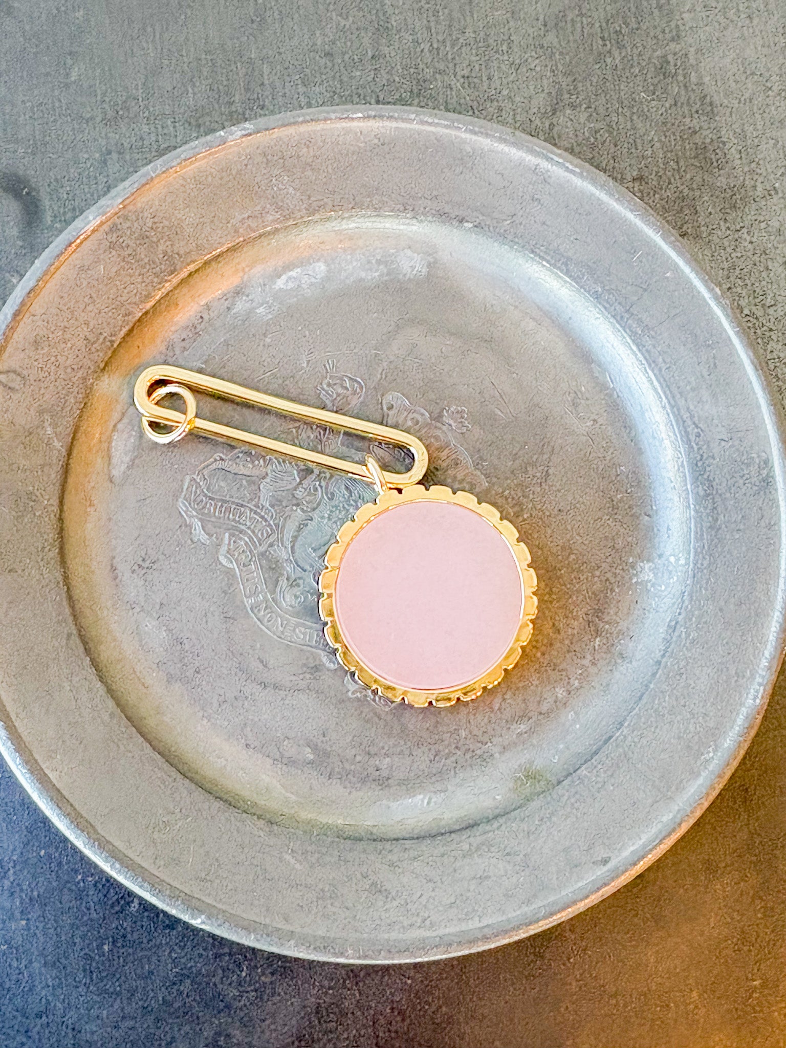 Odeon Pink Jade Drop Charm