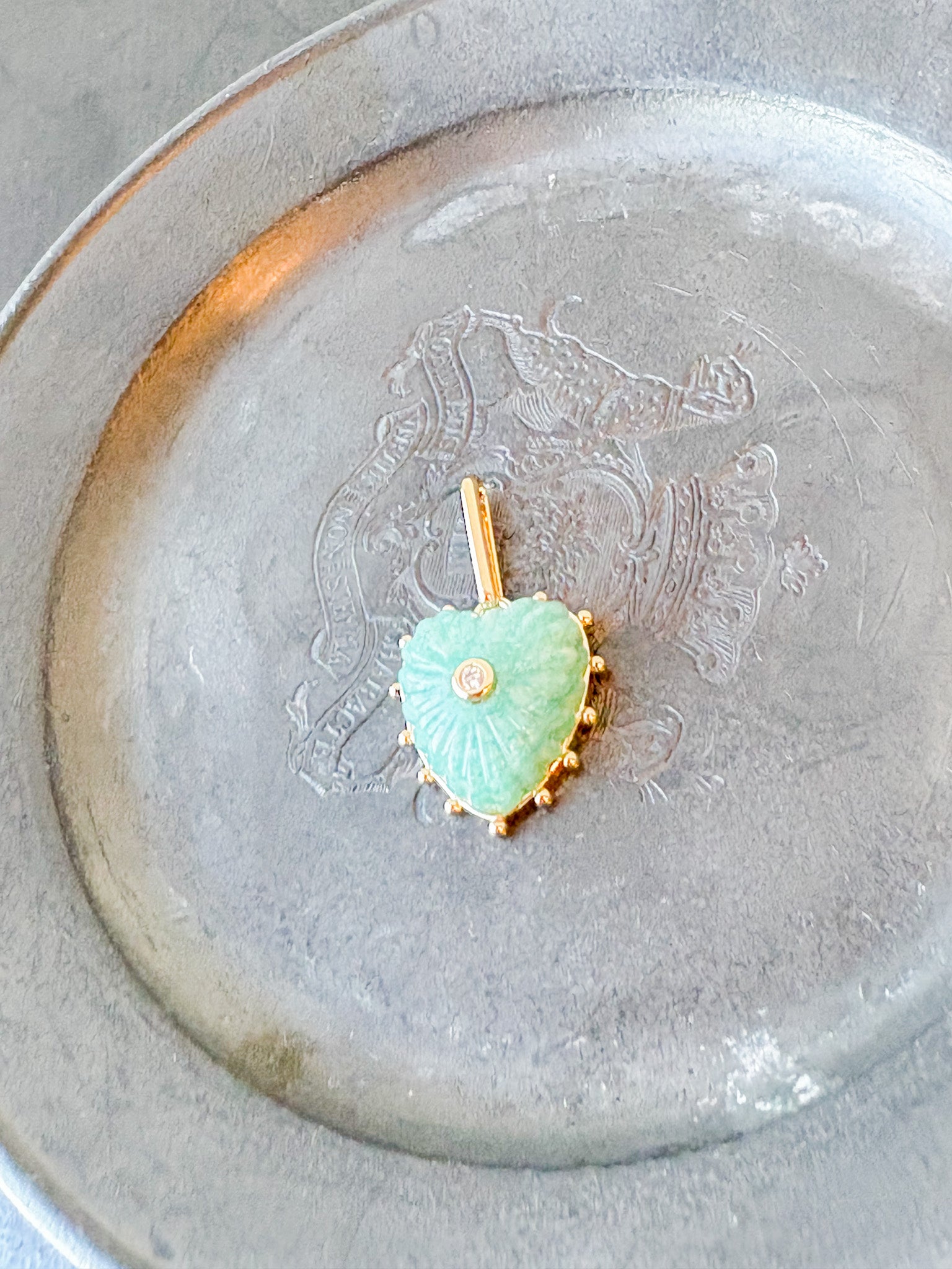 Isabel Amazonite Charm