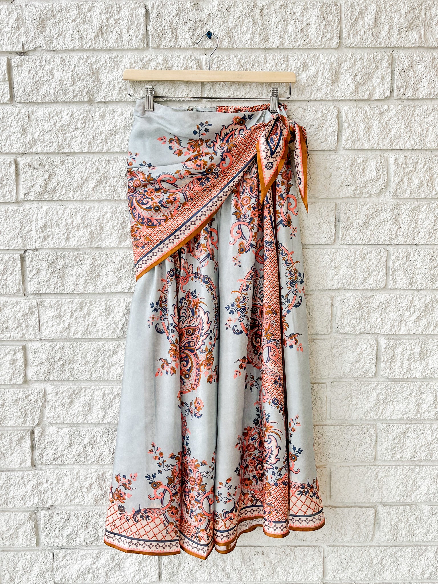 Aster Scarf Midi Skirt