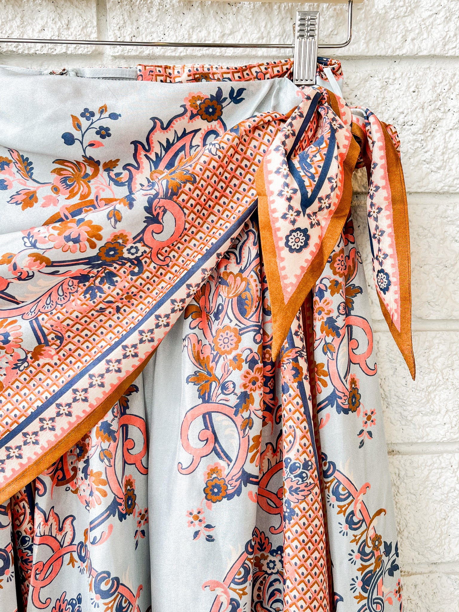 Aster Scarf Midi Skirt