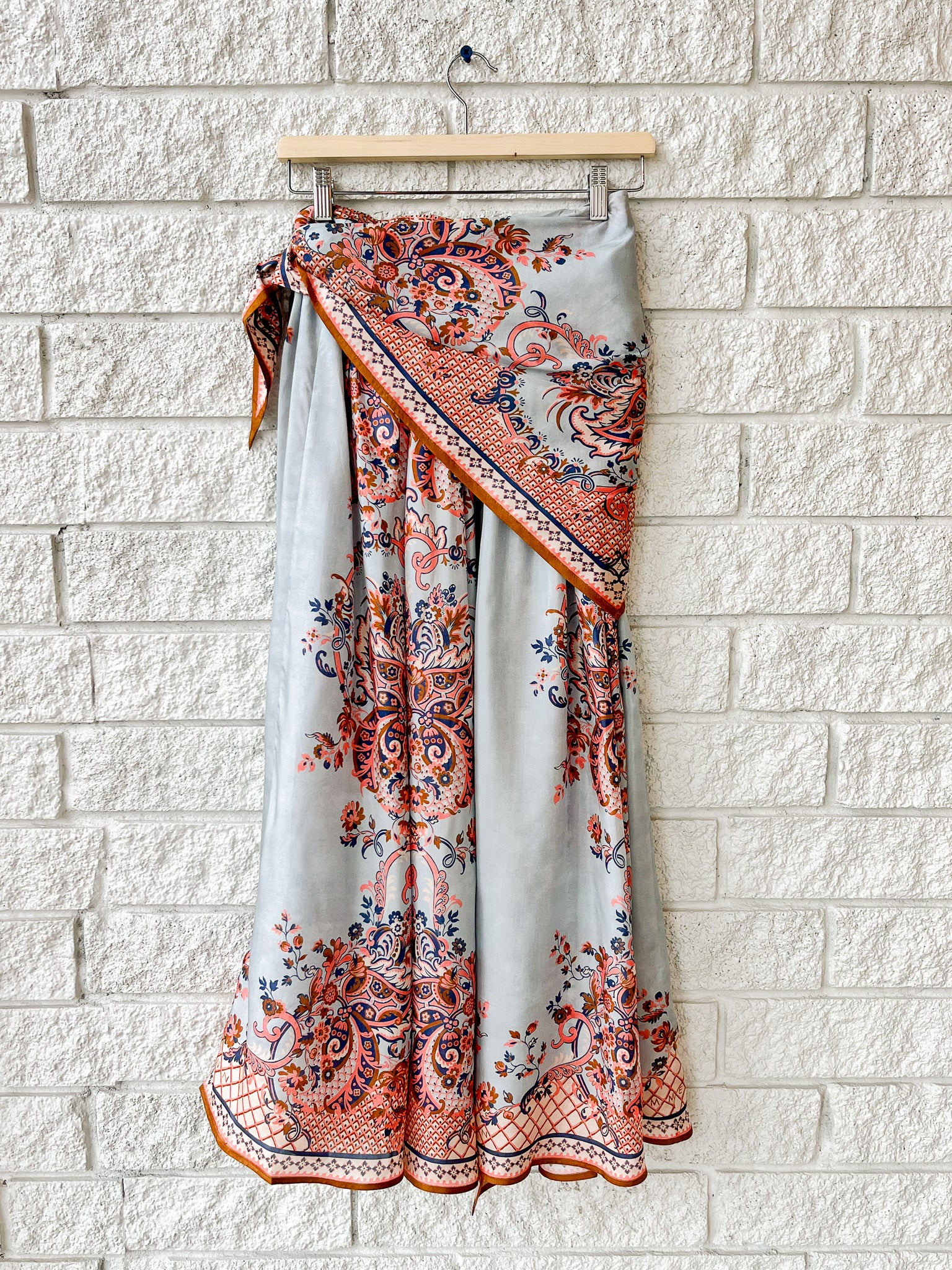 Aster Scarf Midi Skirt