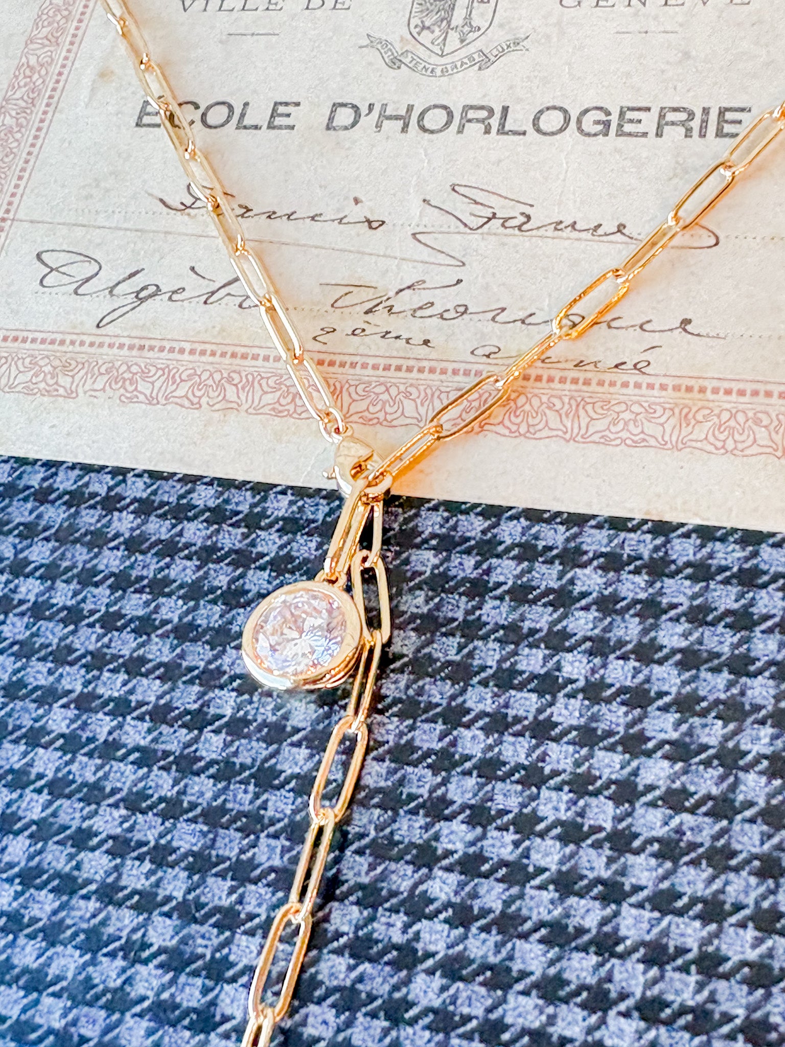 Dottie Lariat Necklace