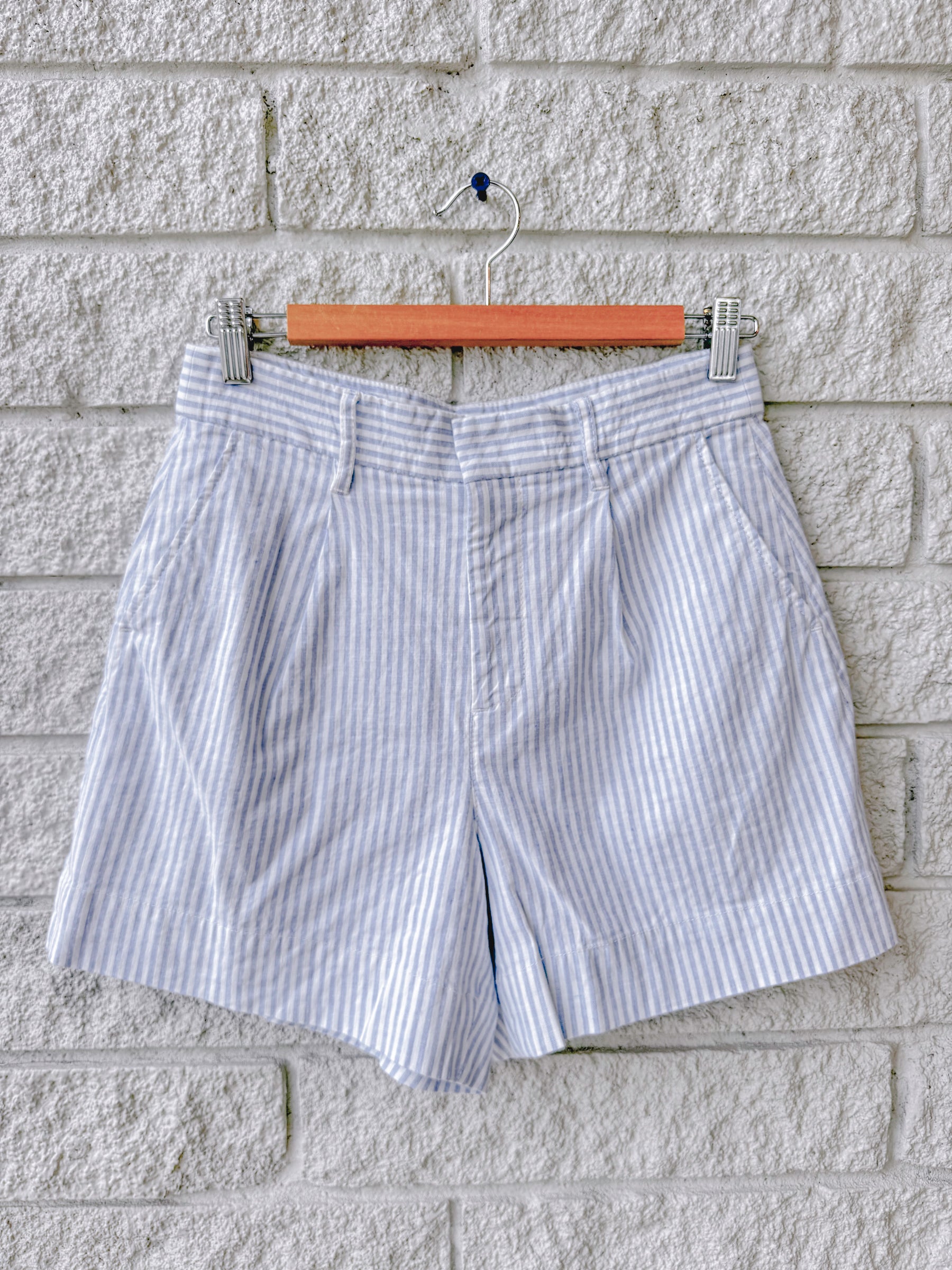 Waterford Walking Short - Blue/White Stripe