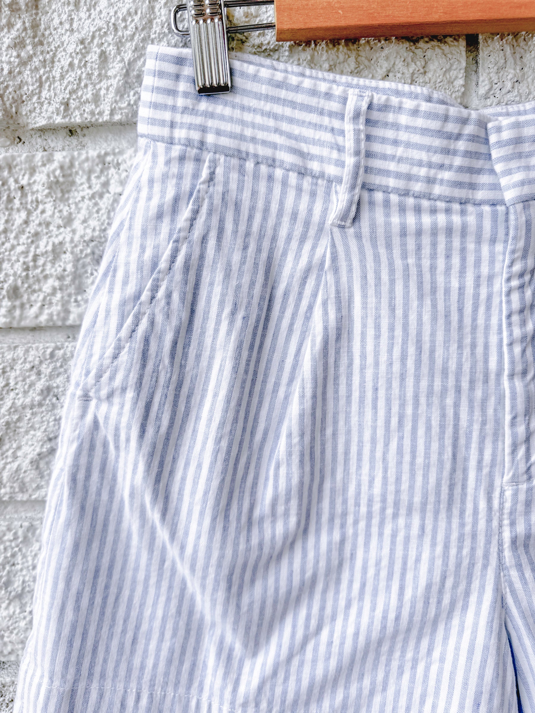 Waterford Walking Short - Blue/White Stripe