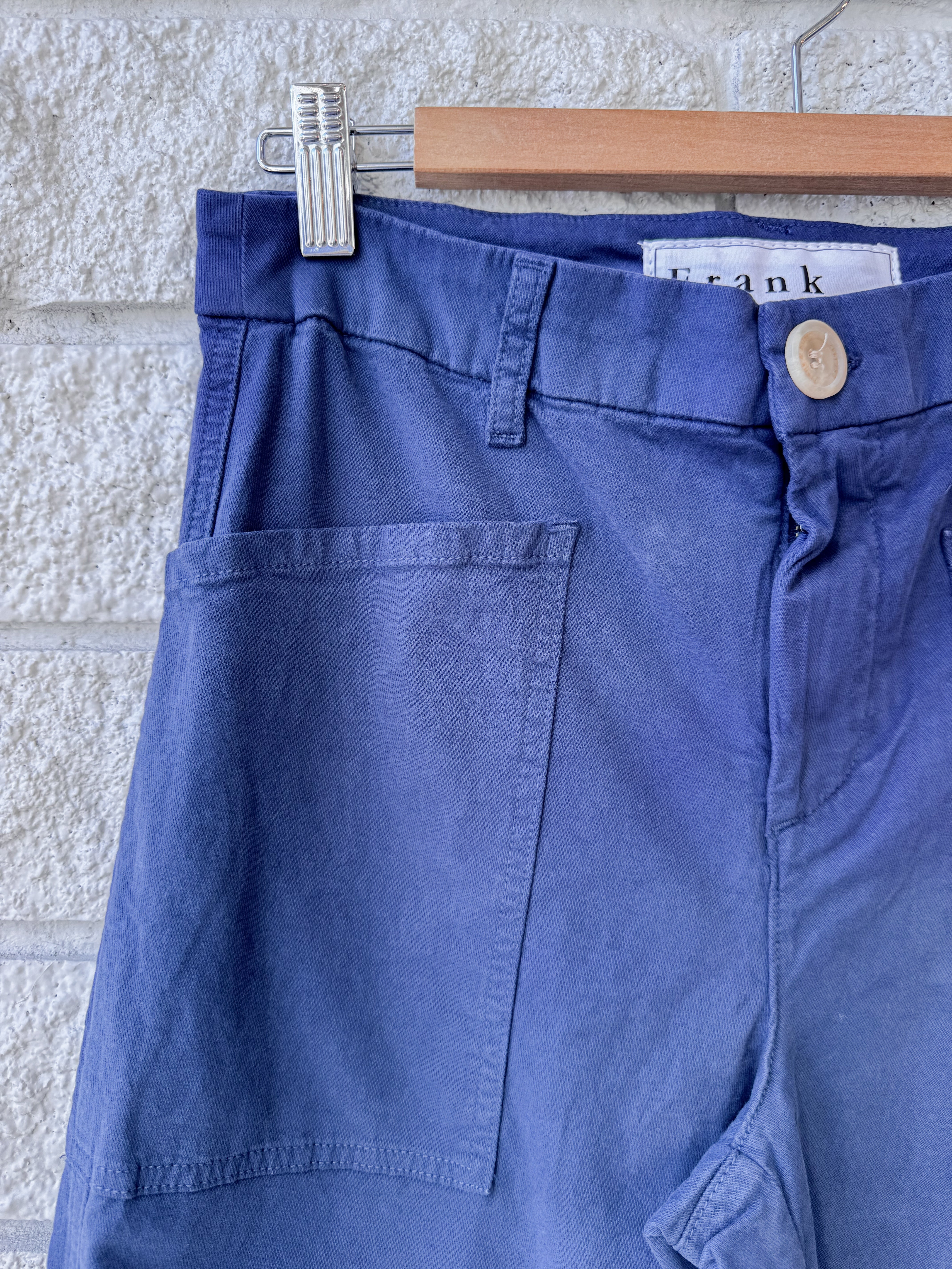 Limerick Wrap Pocket Pant - Navy