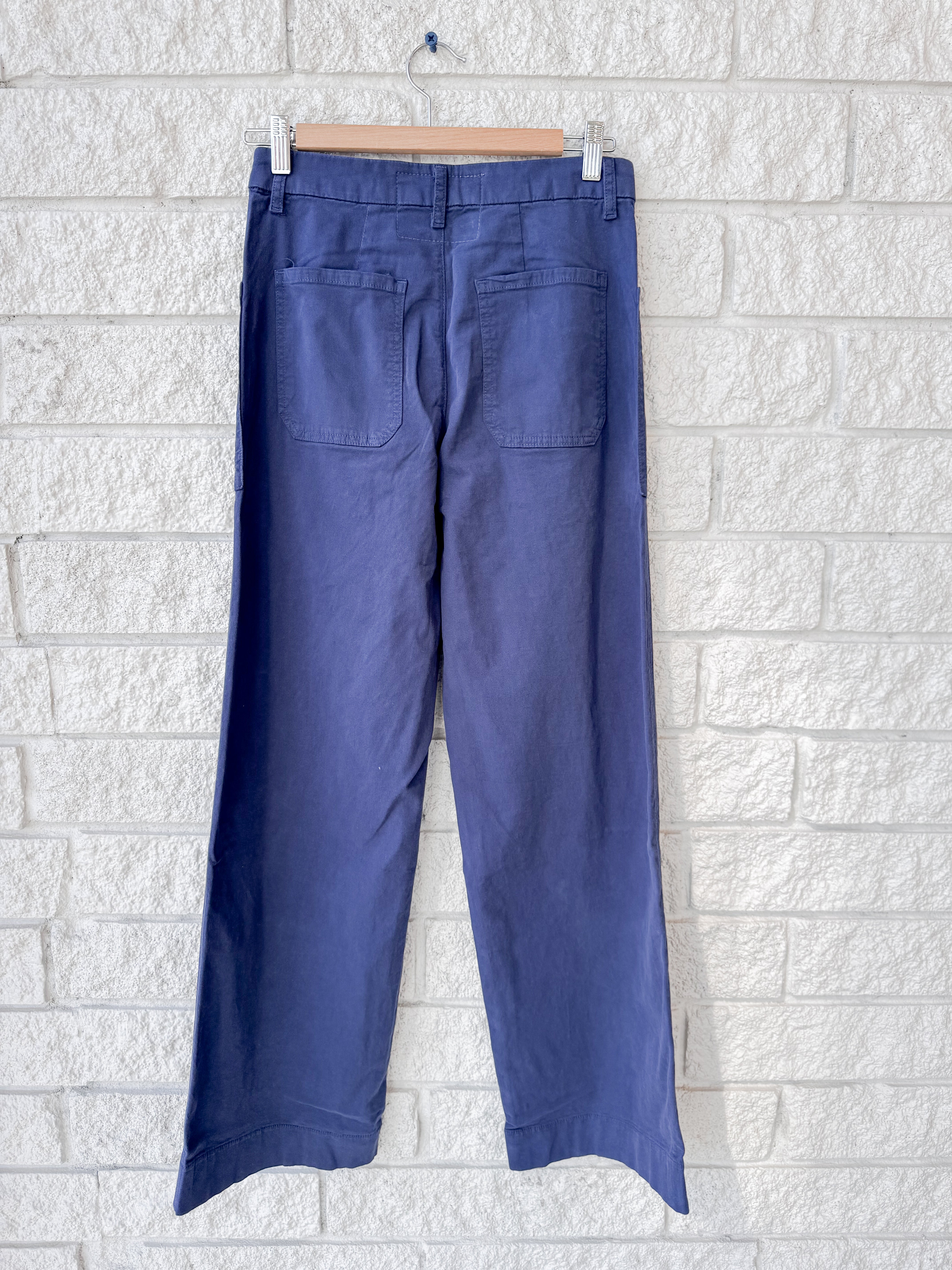 Limerick Wrap Pocket Pant - Navy
