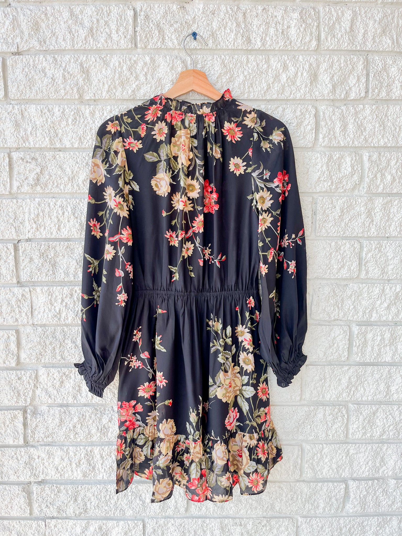 Jolie Print Sleeve Mini Dress