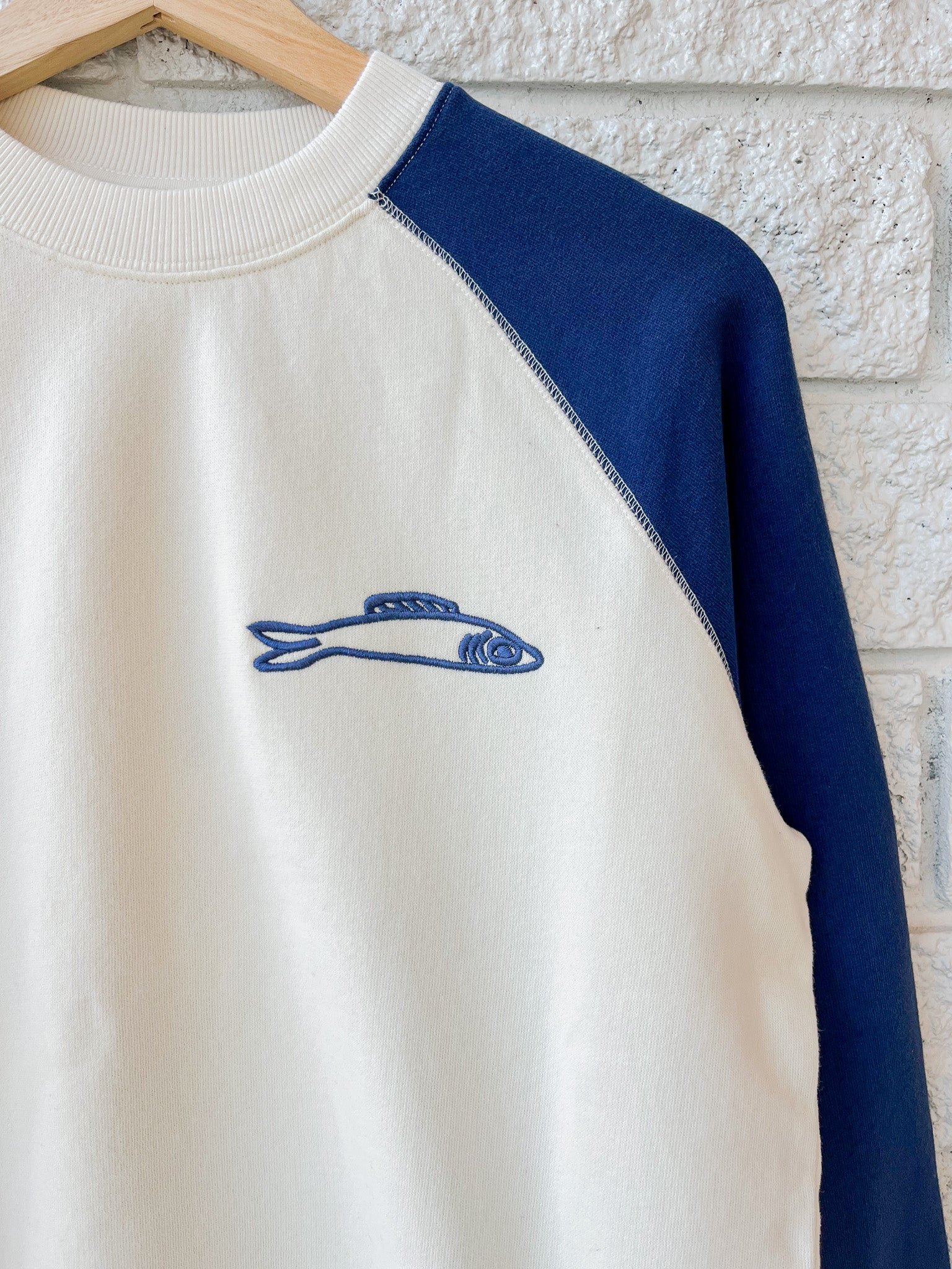 Sweatshirt- Embroidered Sardine