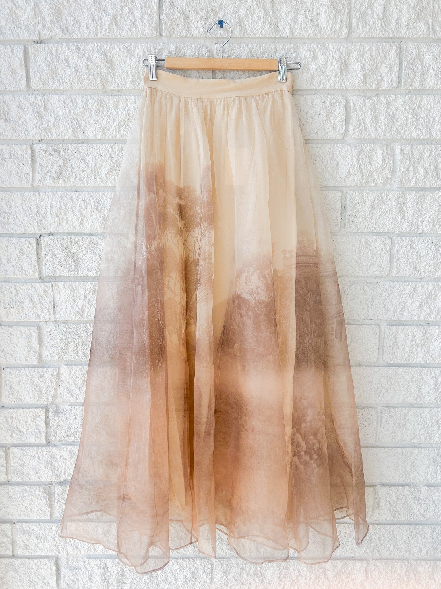 Memento Organza Maxi Skirt