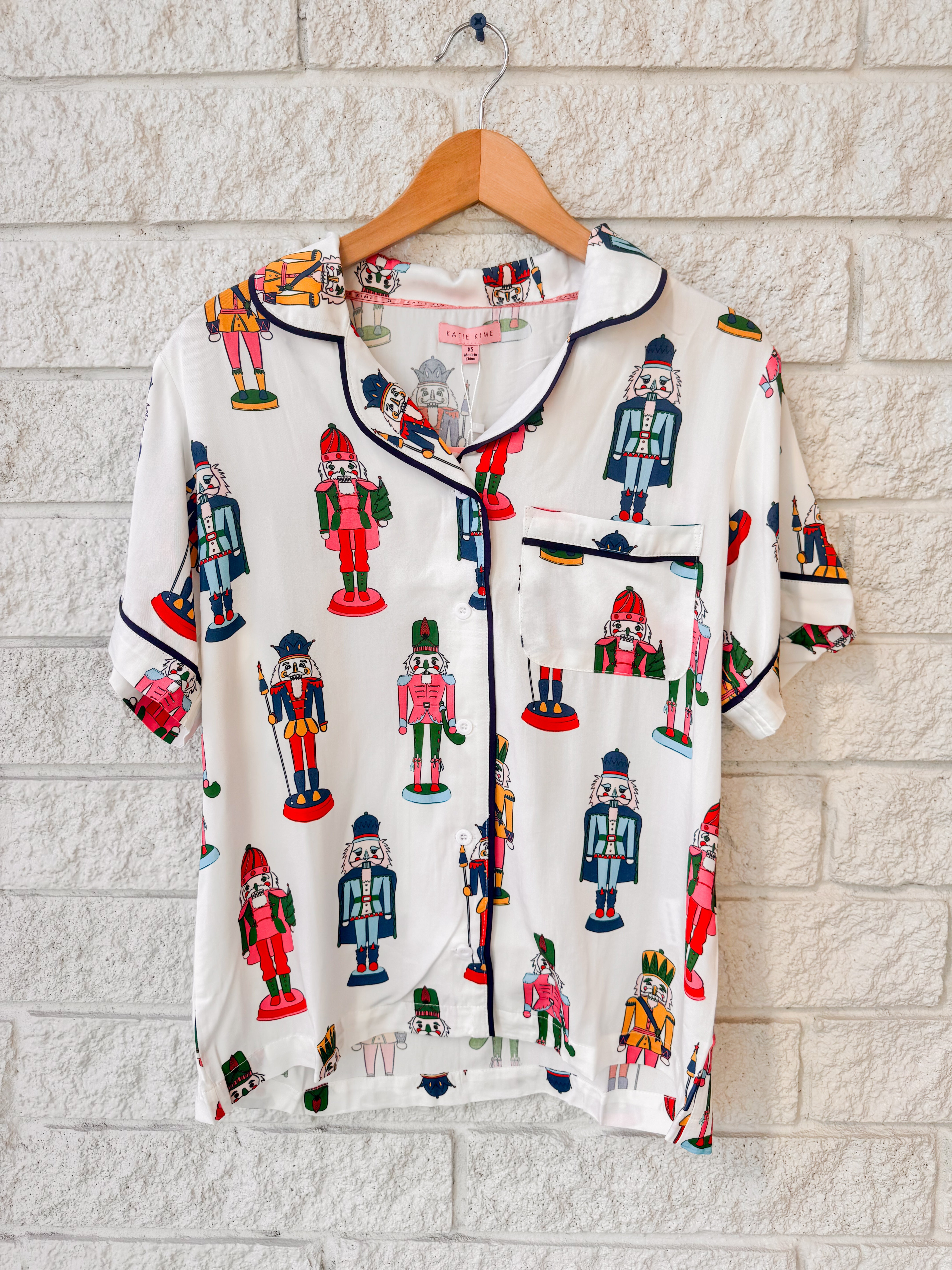 Holiday March Pajama Shorts Set