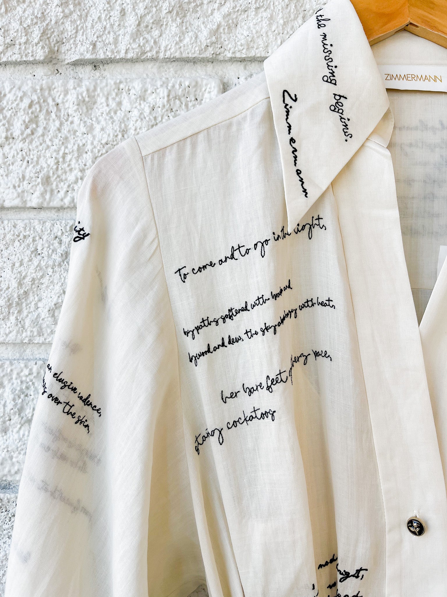 Dream Embroidered Shirt Dress