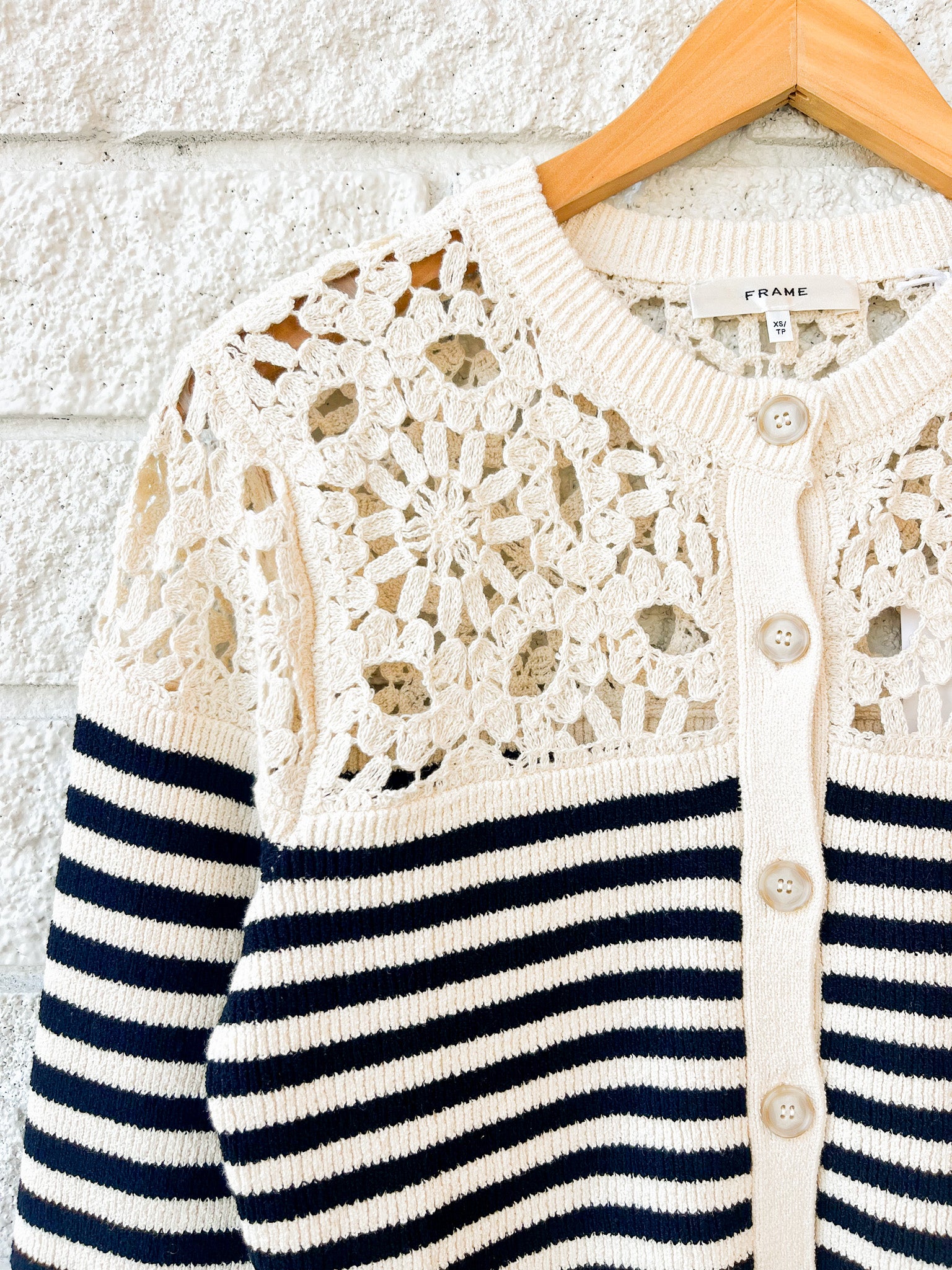 The Coastal Stripe Cardi