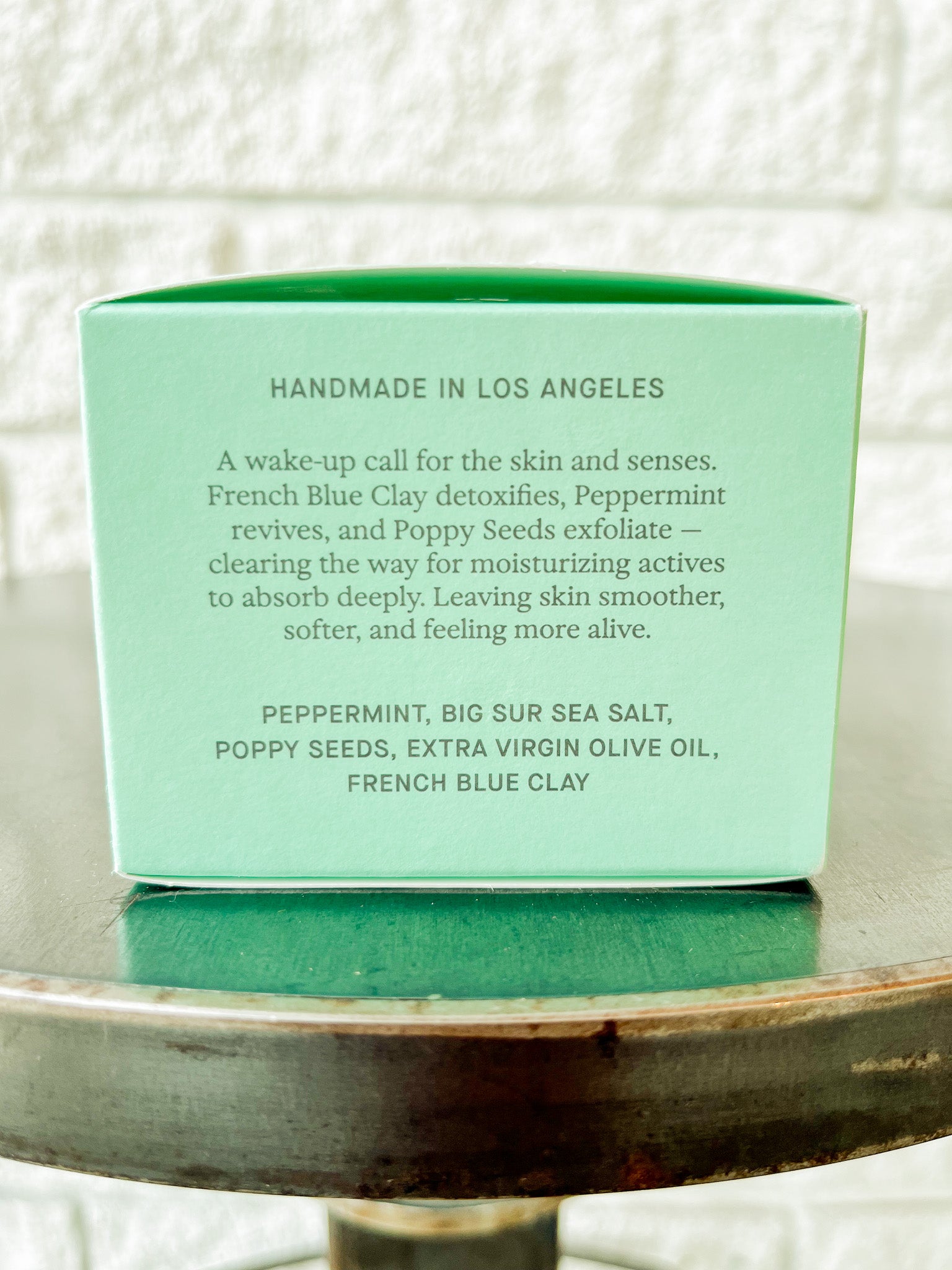 Exfoliating Peppermint Soap Brick