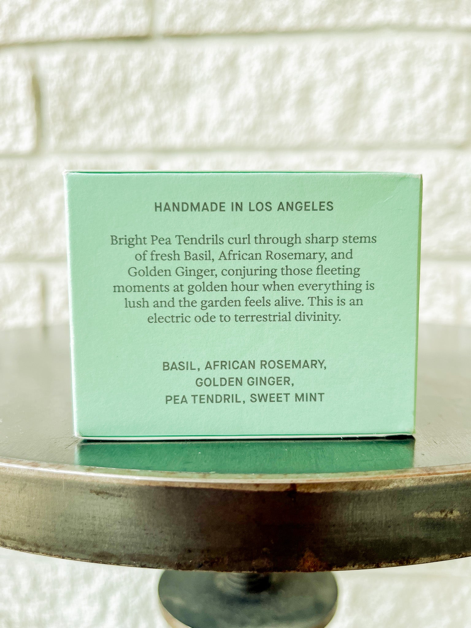 Green Goddess Soap Brick