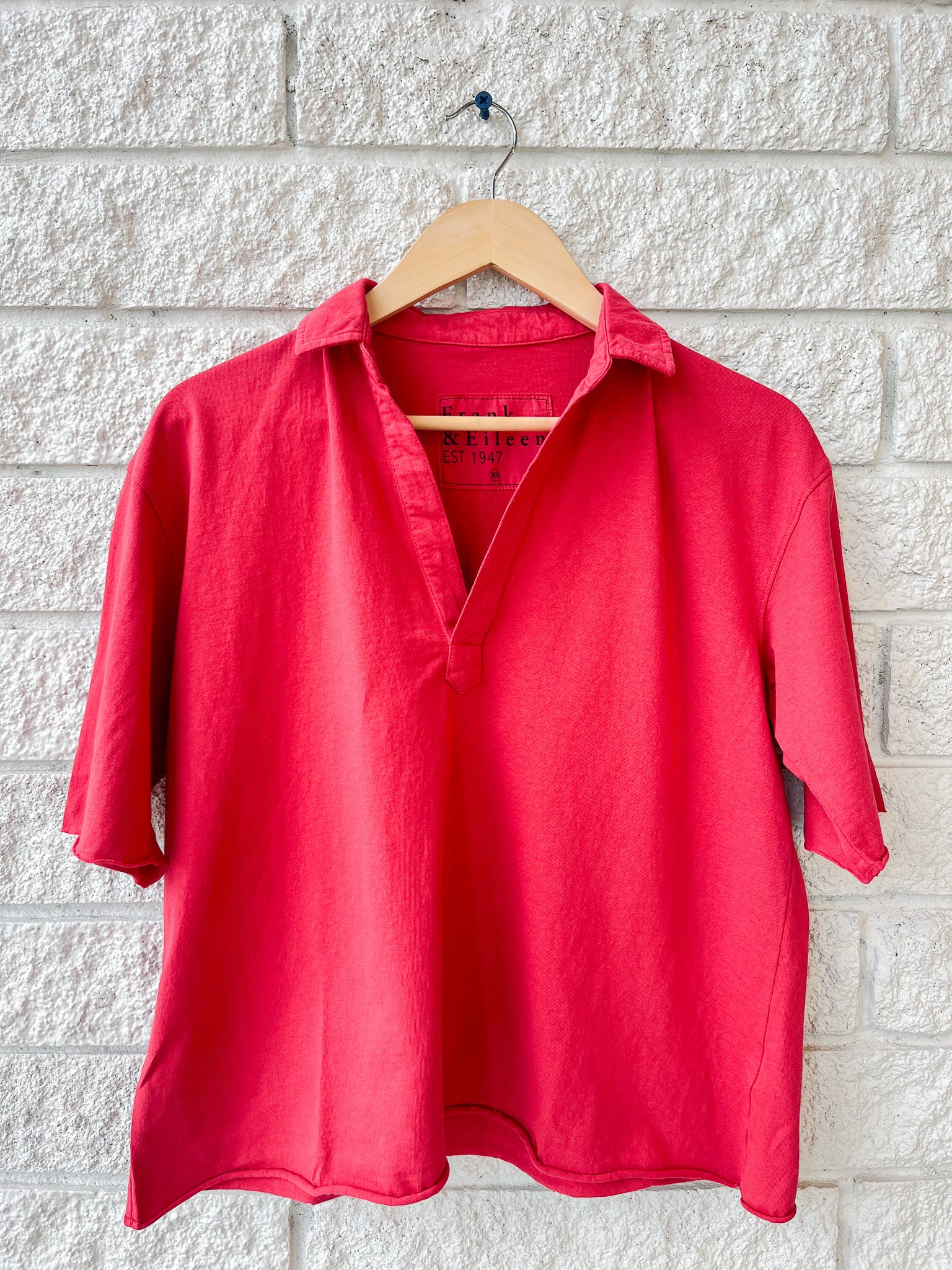 Patty Popover Short Sleeve Henley