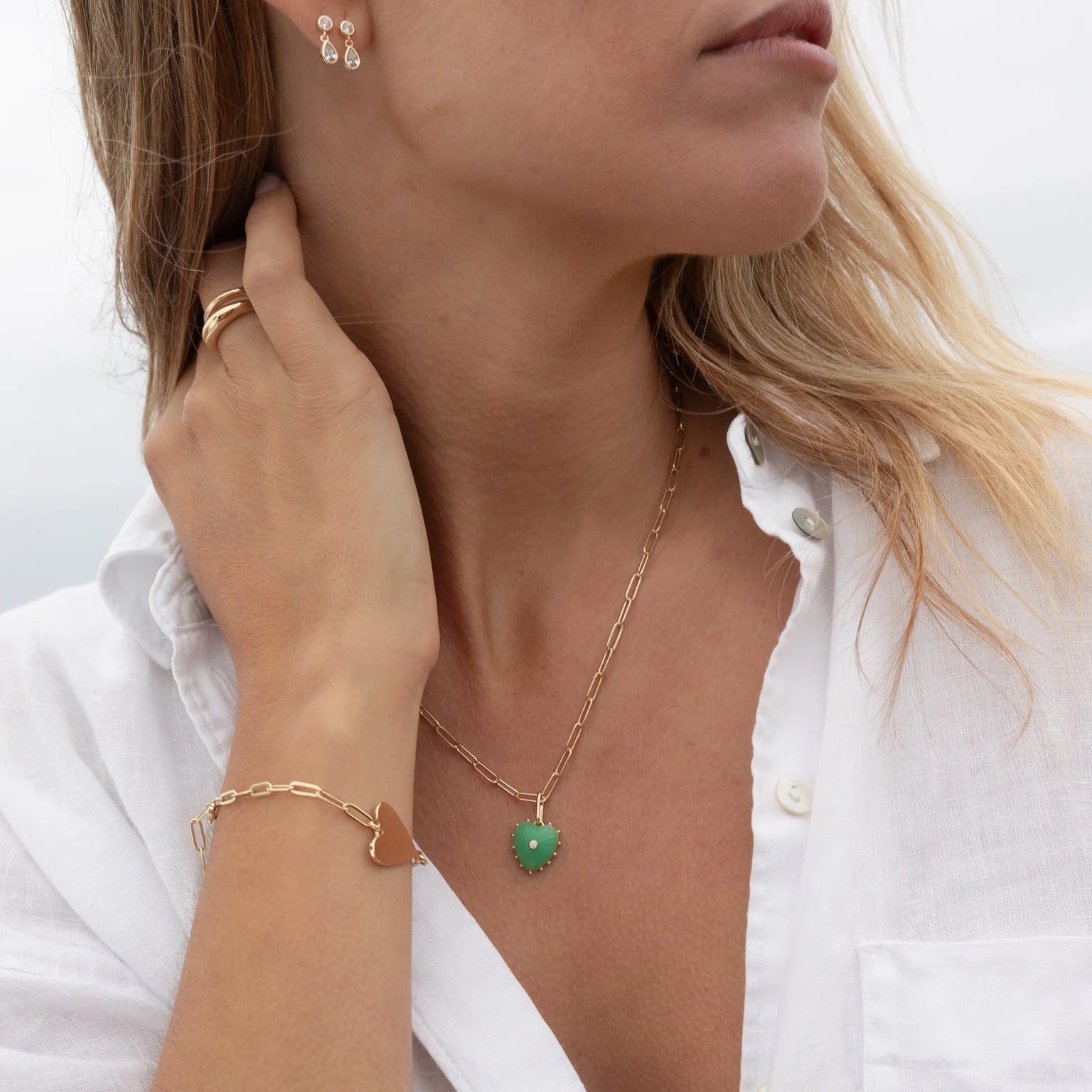 Isabel Chrysoprase Necklace
