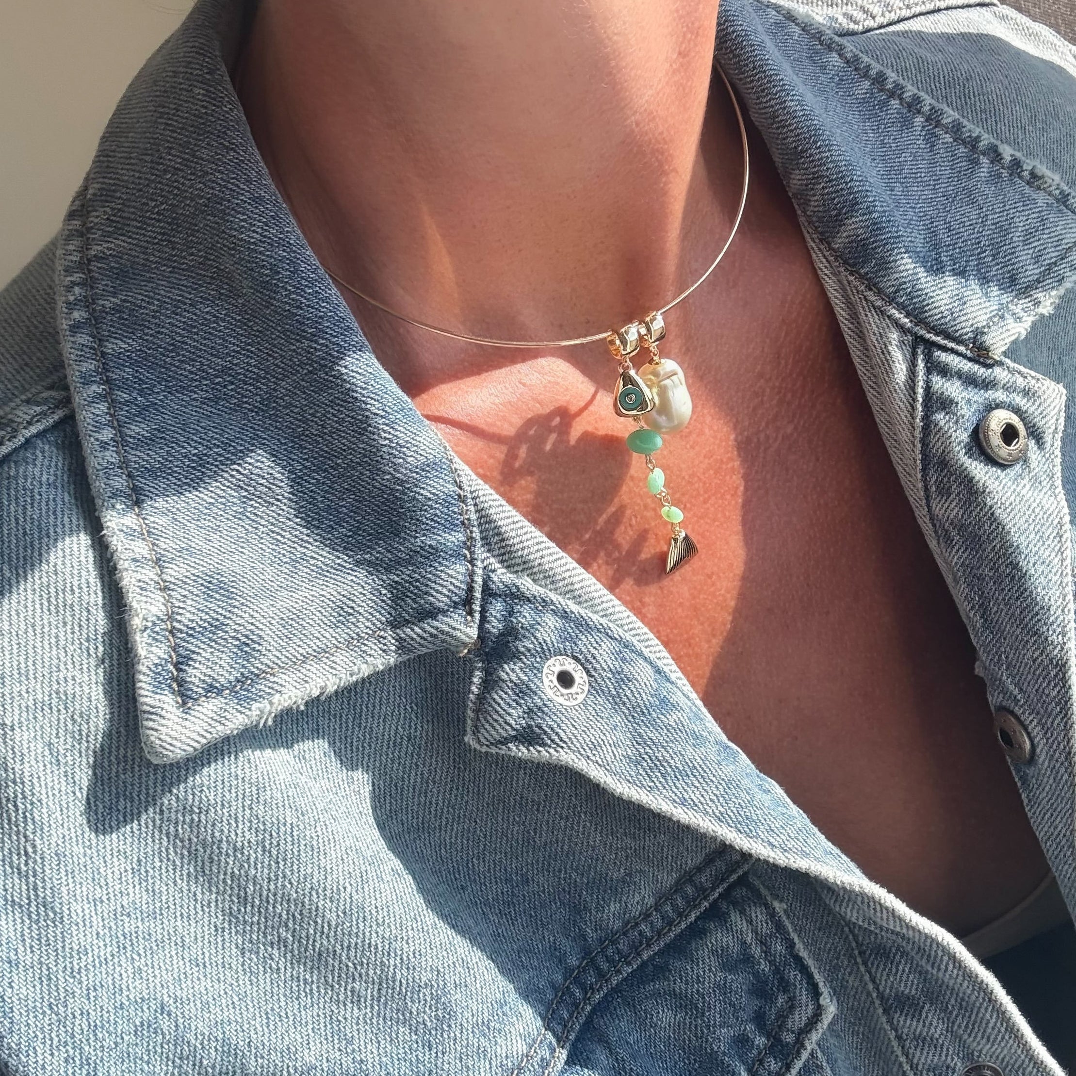 La Pez Chrysoprase Charm