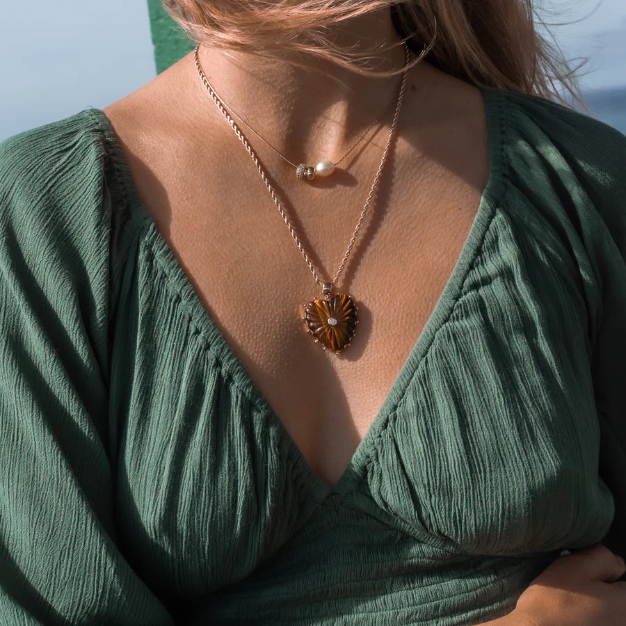 Isla Gold Bead Snake Chain Necklace