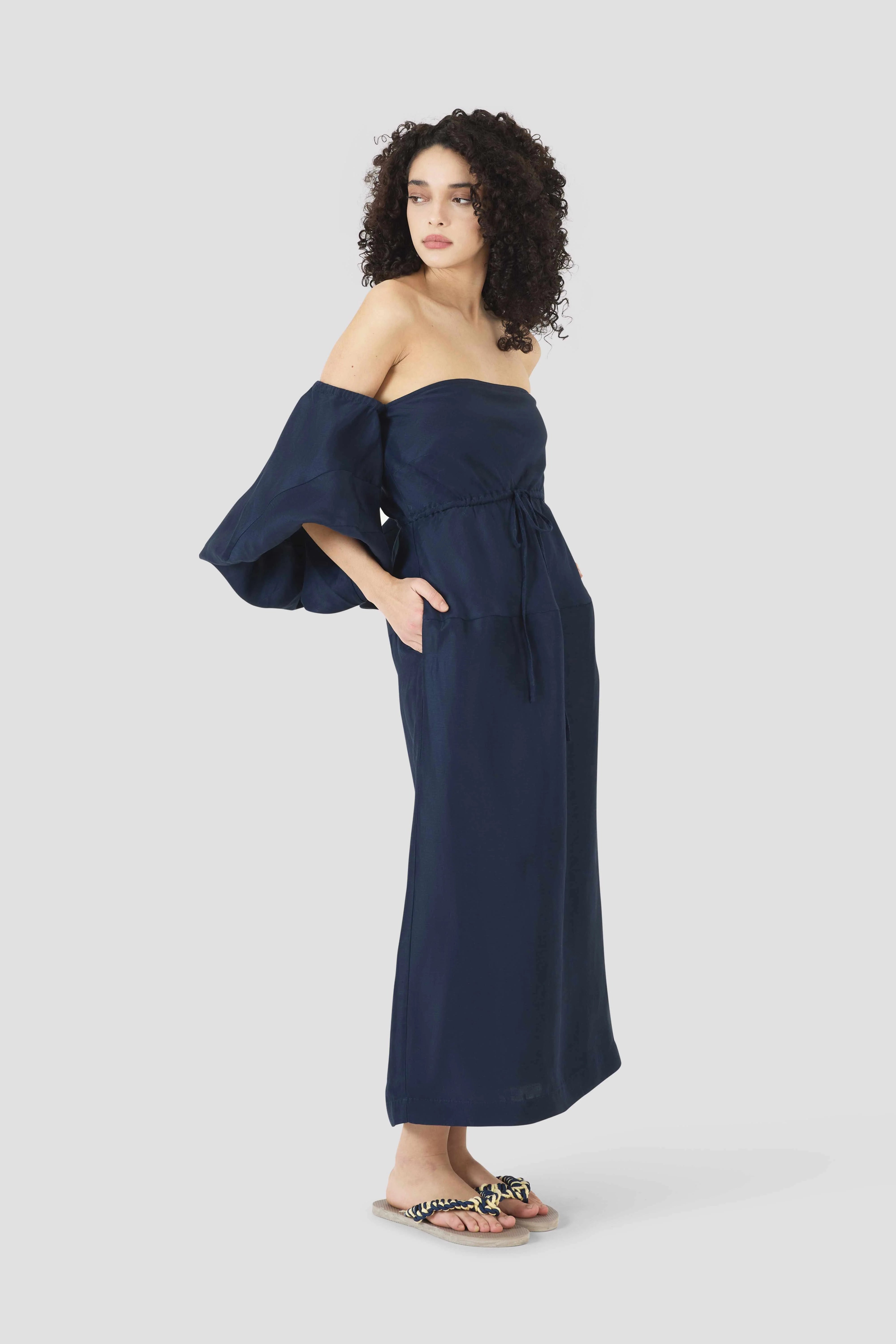 Balloon Sleeve Dress