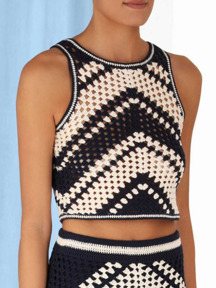 Chintz Hand Crochet Tank