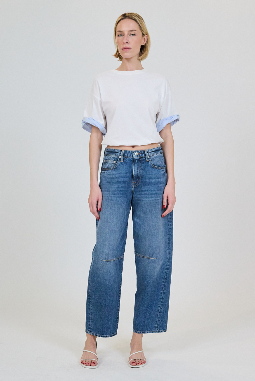 Sutton Poplin Combo Top