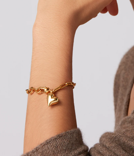 Puffy Heart Bracelet