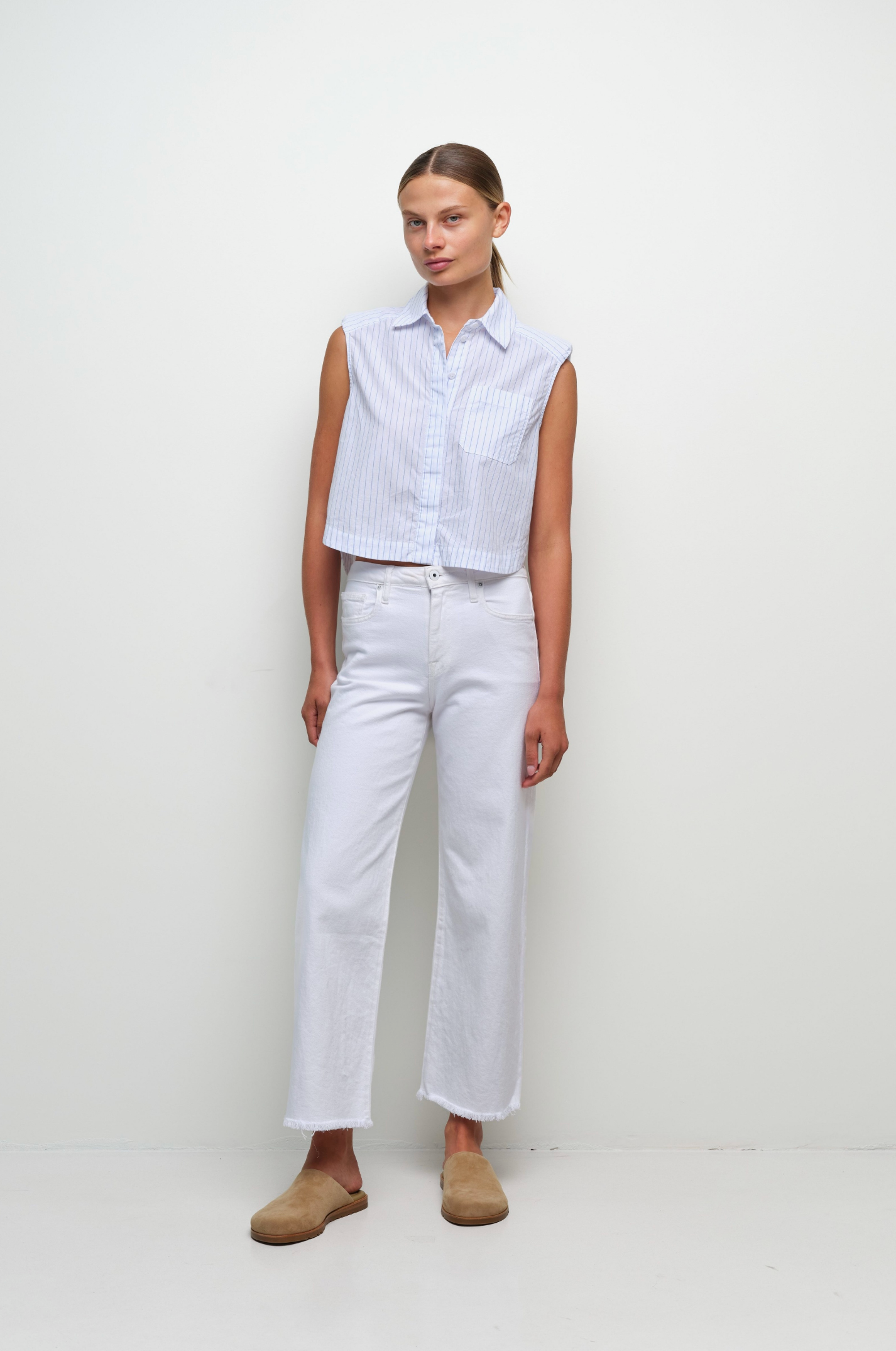 Winslow S/L Cropped Shirt