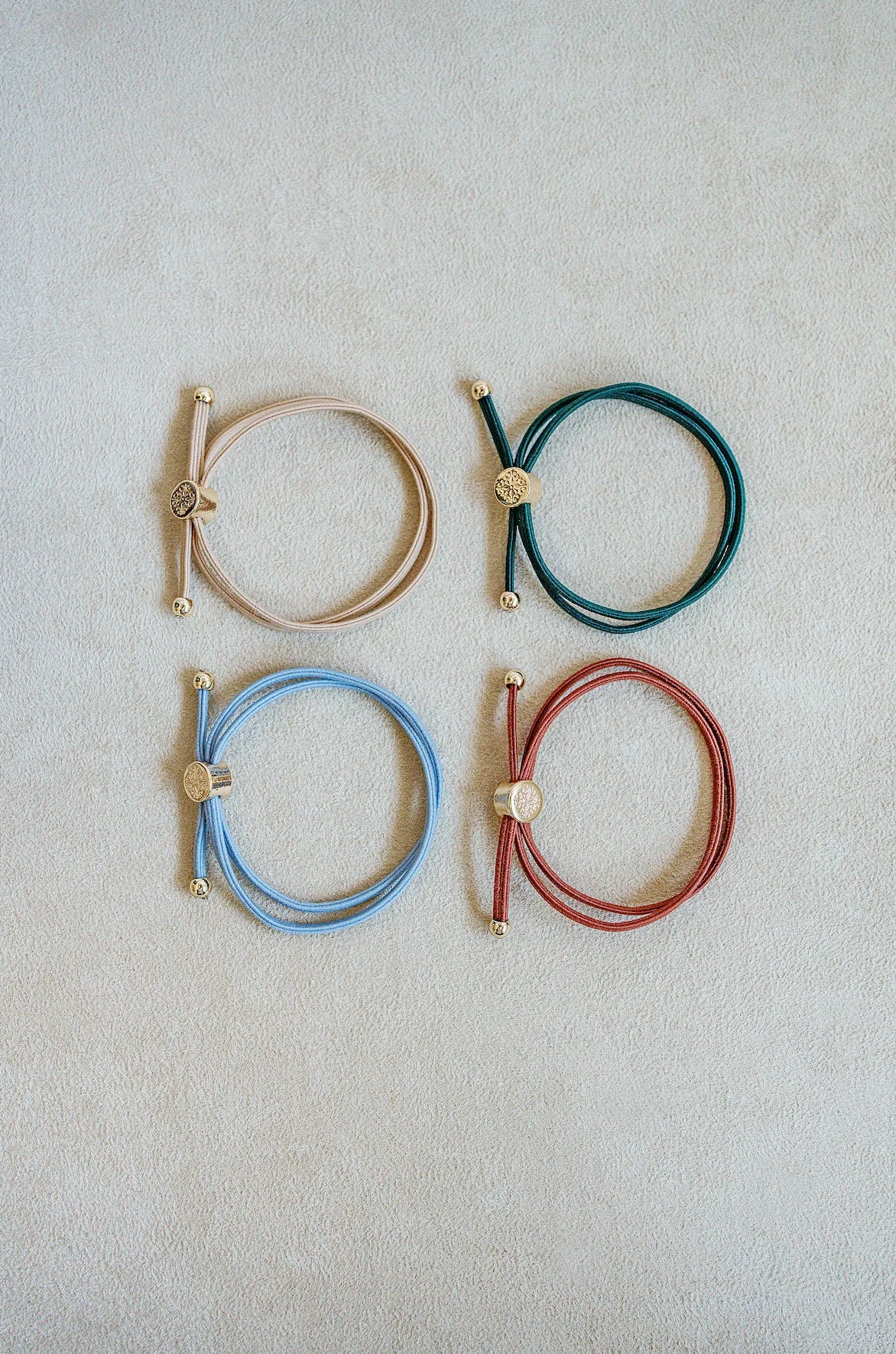 Skinny Hair Tie Set - Antique
