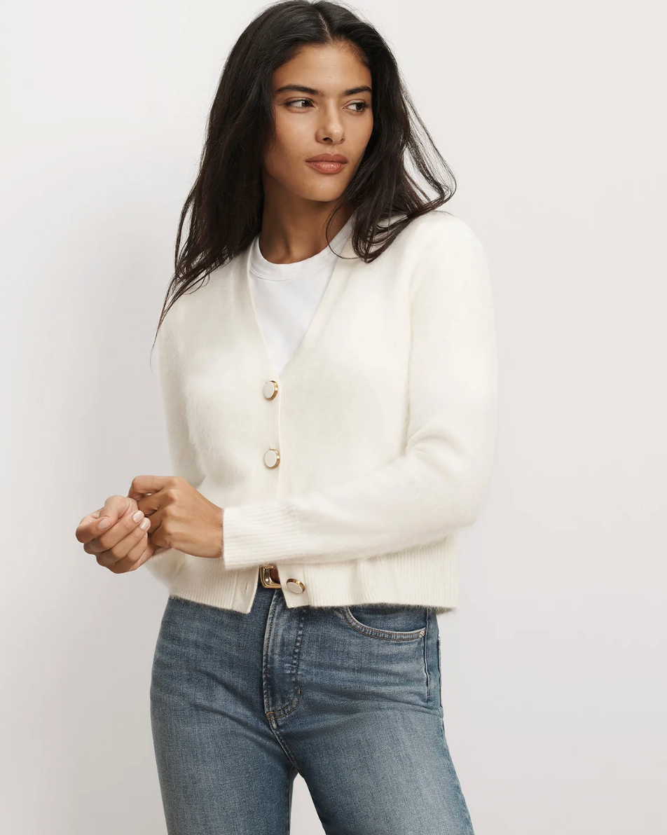 Solene Brushed Cashmere Cardi