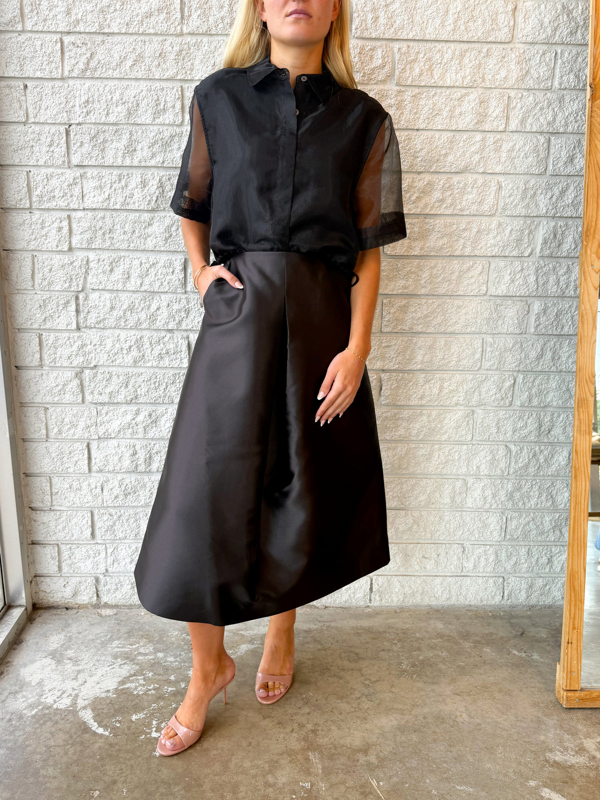 Ryett S/S Crop Shirt