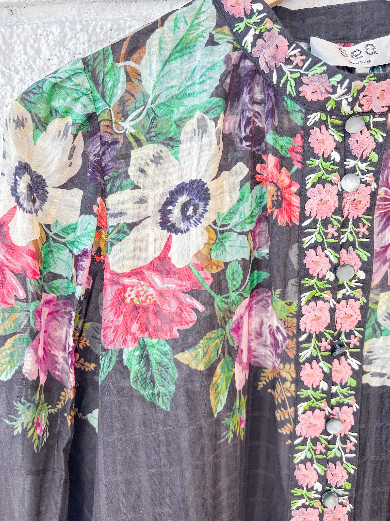 Viktoria Print L/SLV Blouse