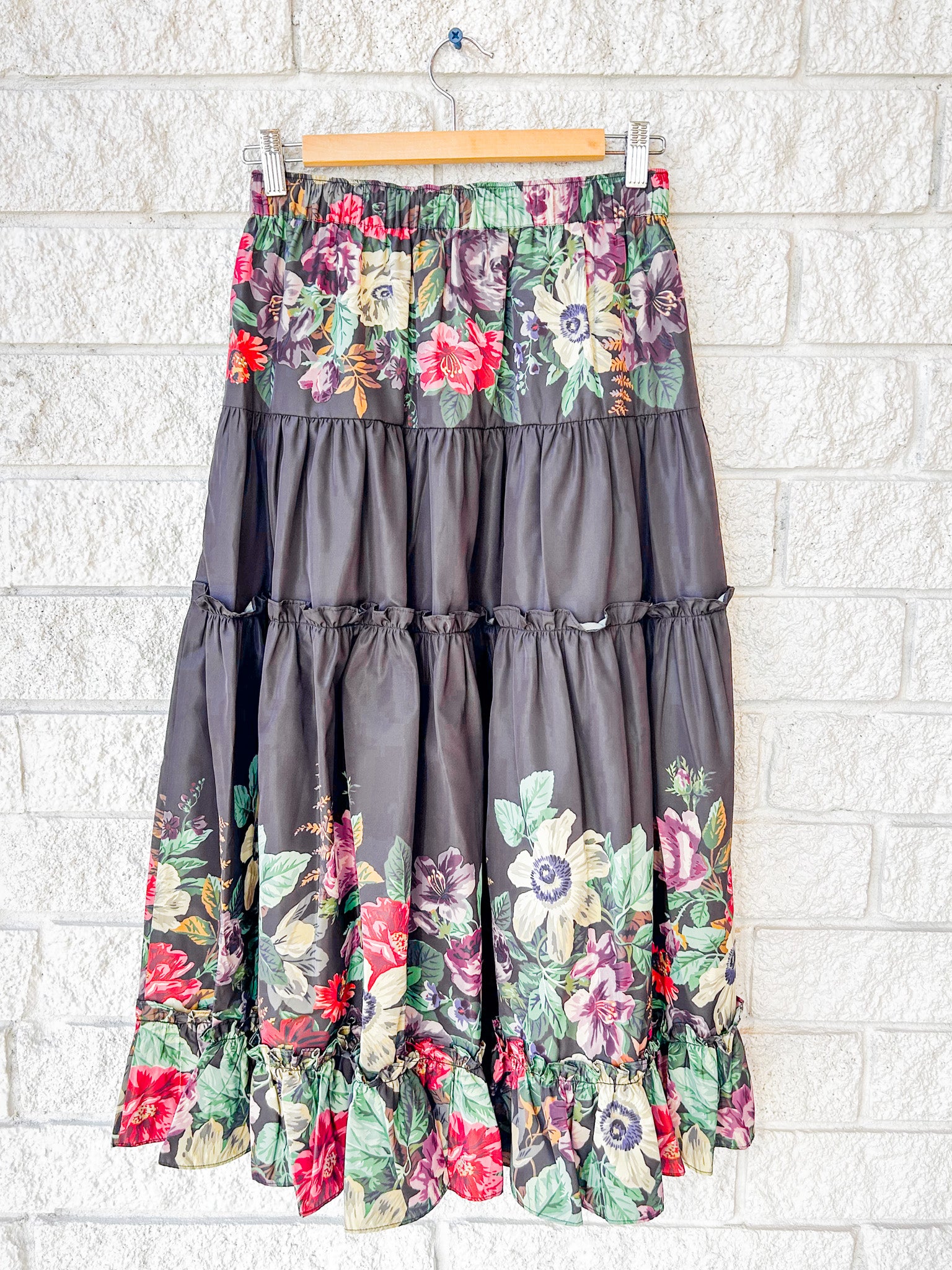 Viktoria Print Midi Skirt