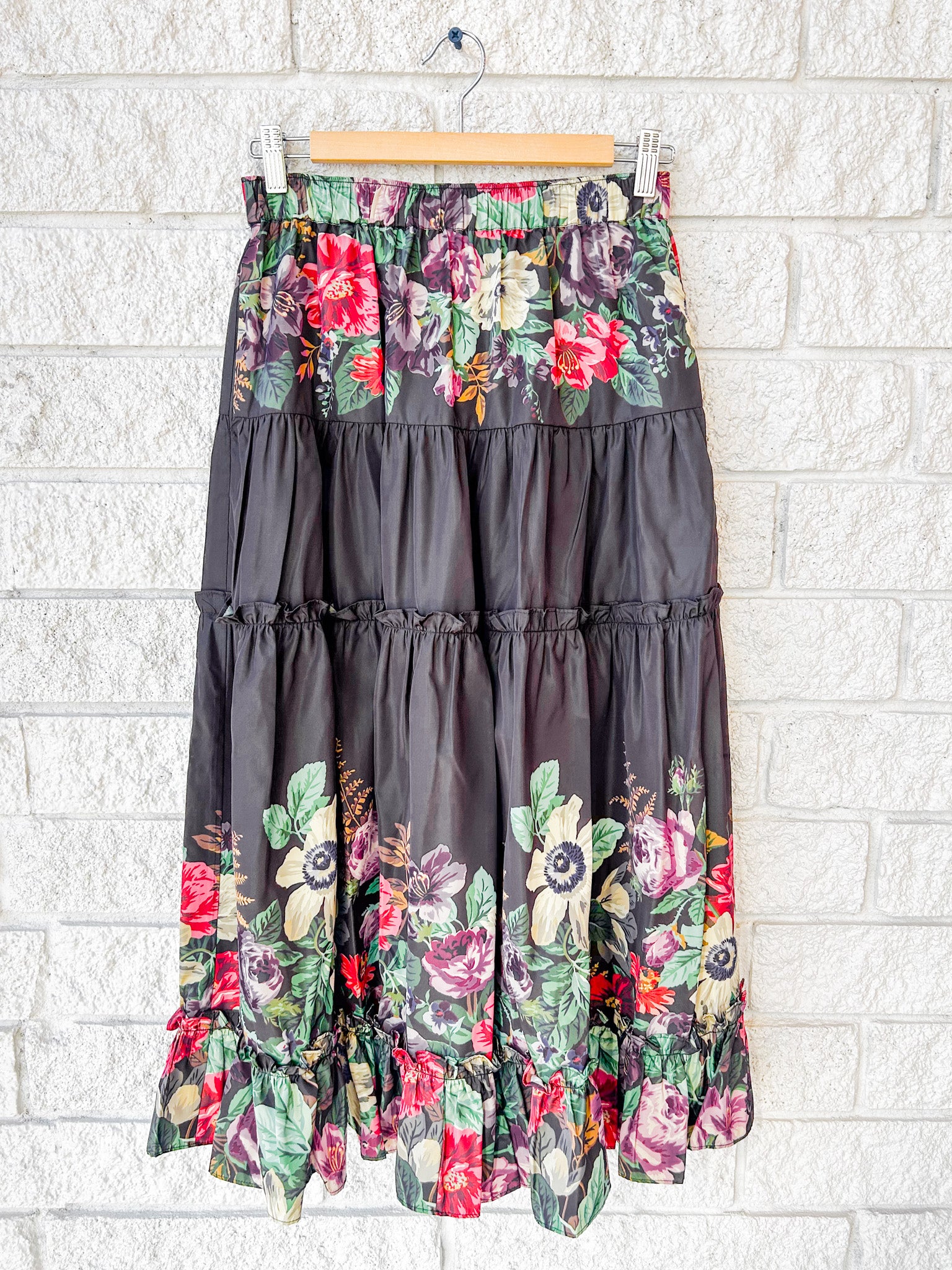 Viktoria Print Midi Skirt