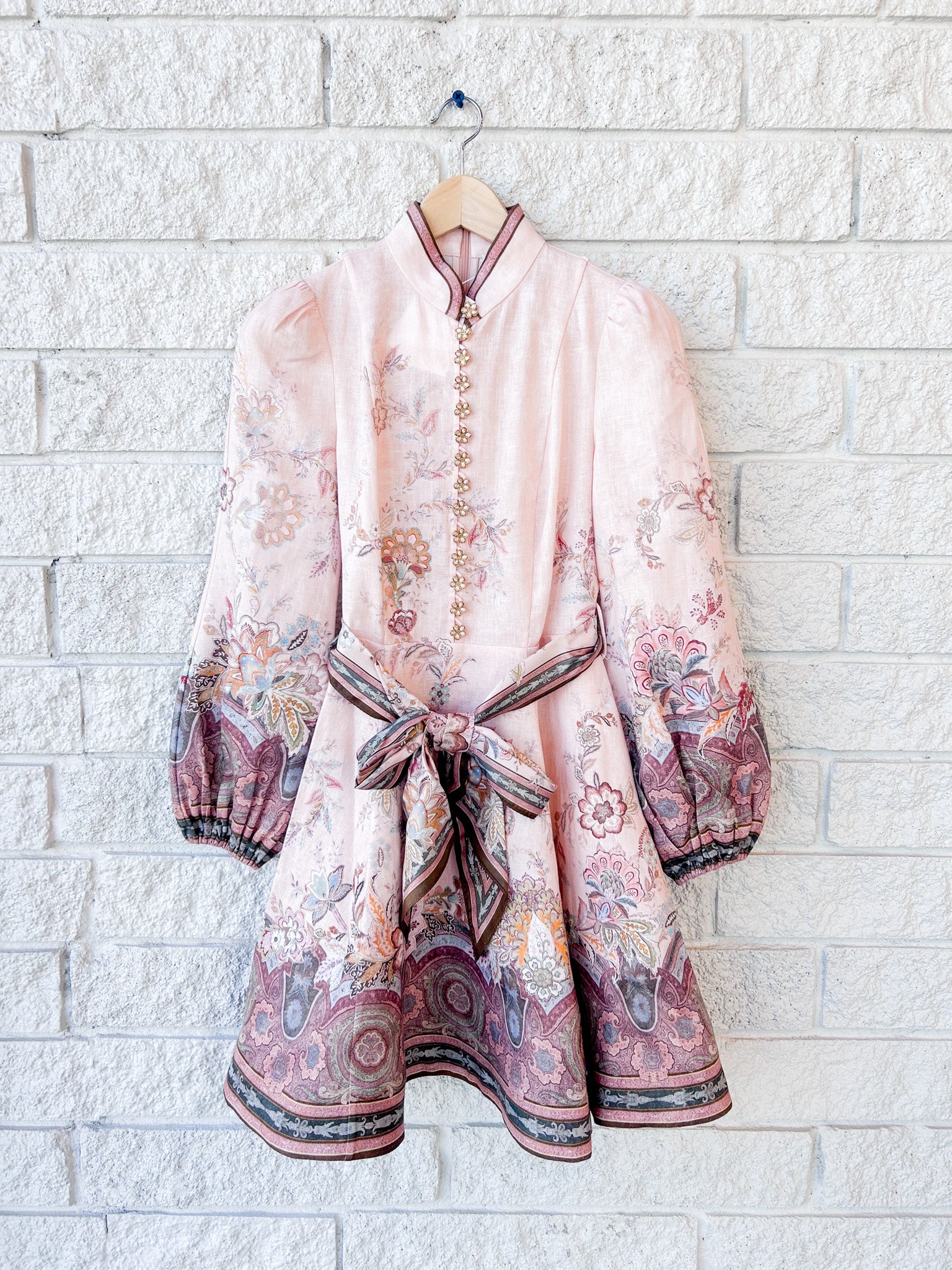 Alchemy Button Mini Dress