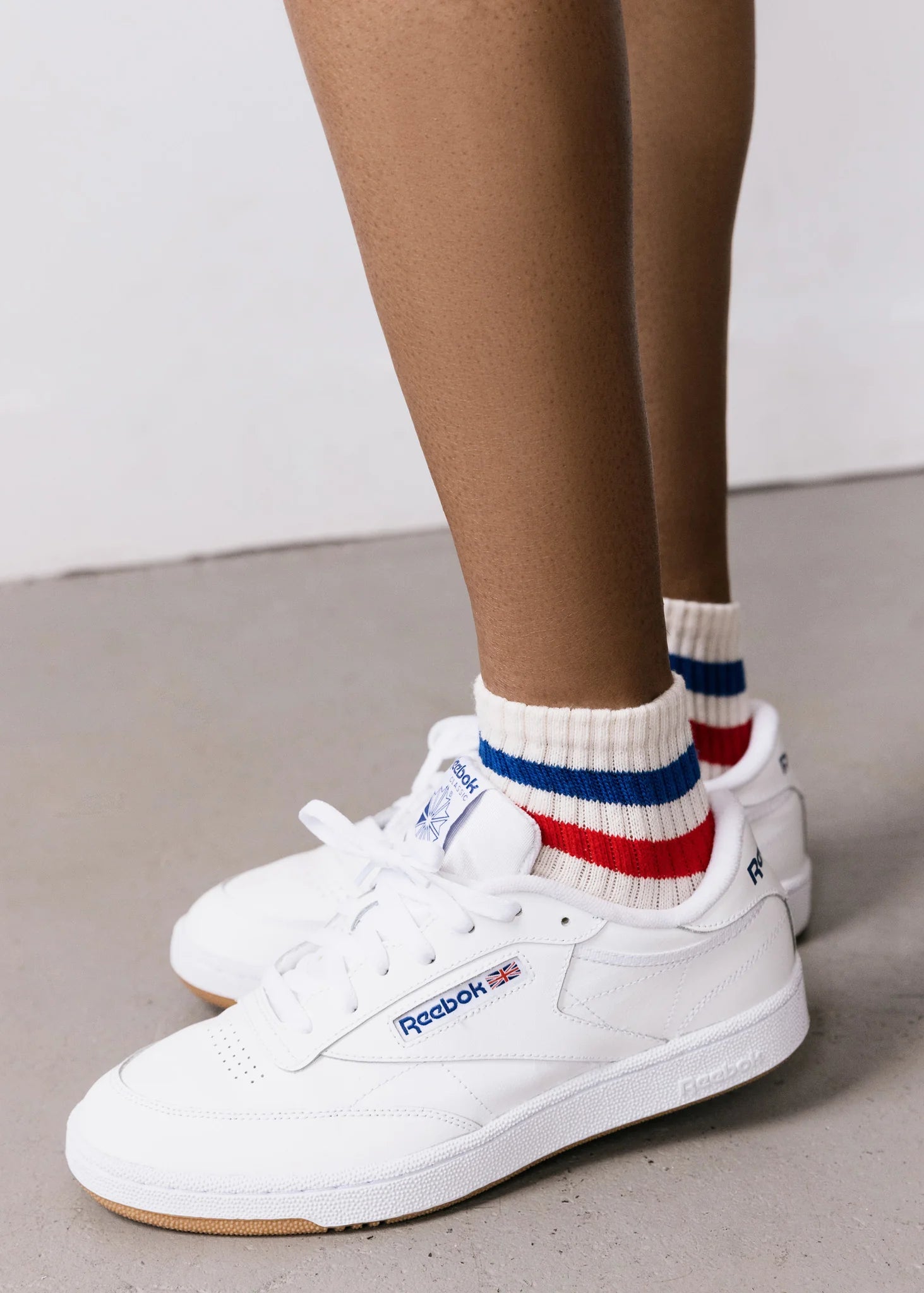(Available 12/1) The Retro Stripe Quarter Crew Sock