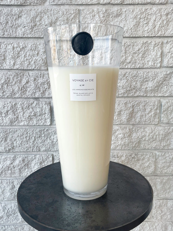 150 oz French Tapered Candle - Santal