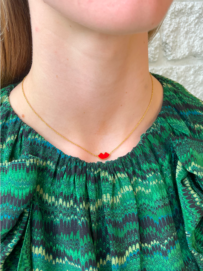 Lips Necklace